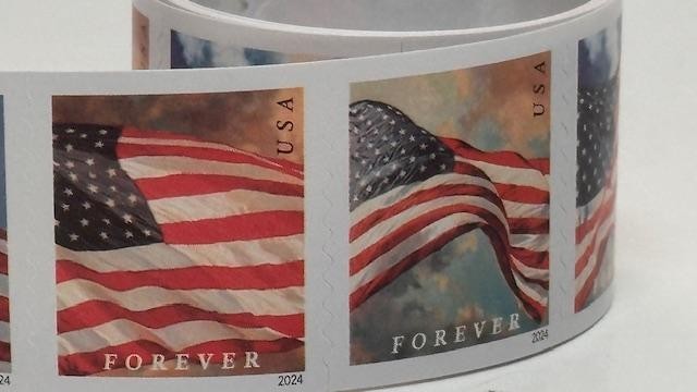 100 Self-Adhesive 4 Flags Designs Stamps DISCOUNT  PRICE Free Shipping