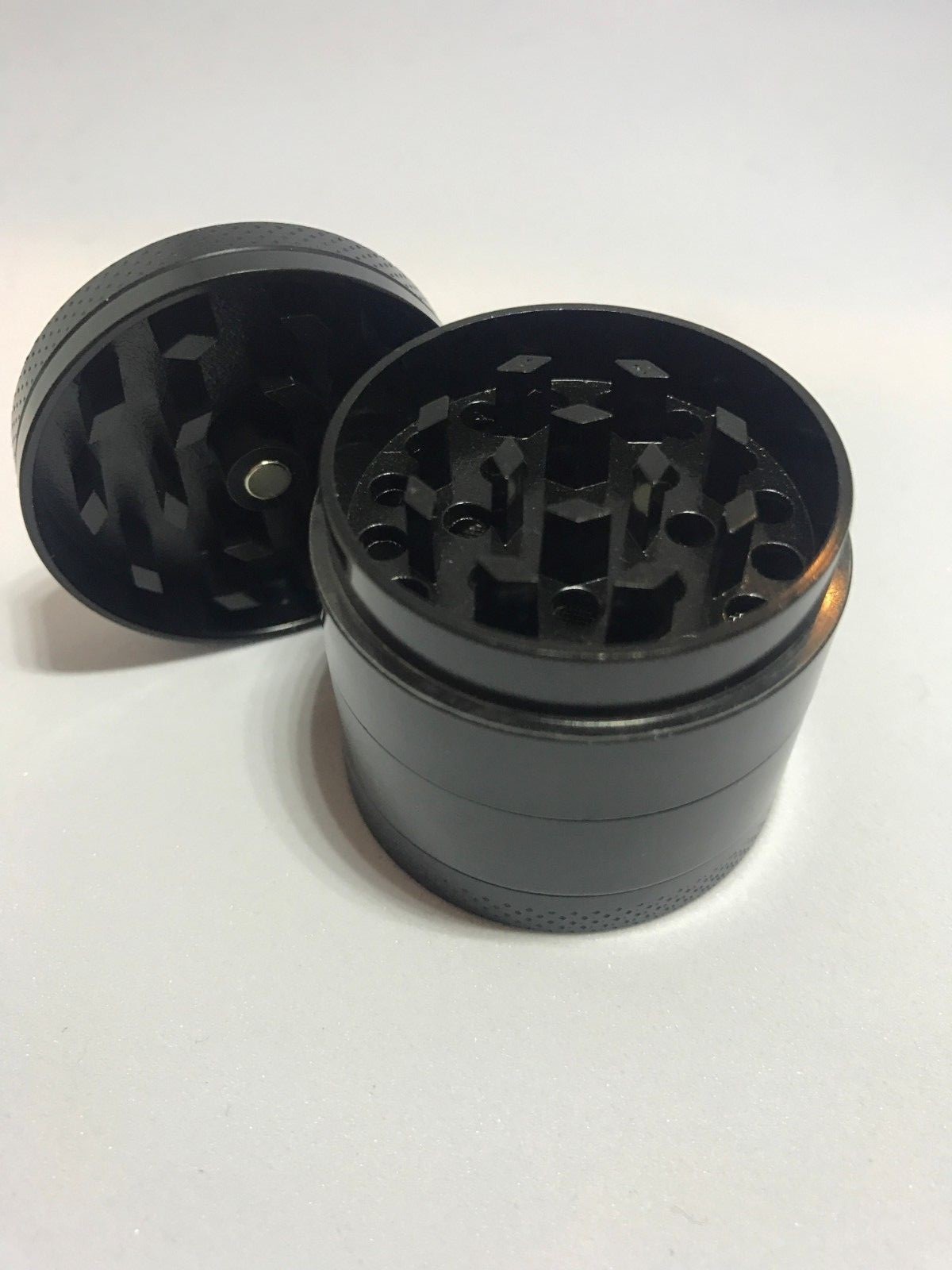 1.5" Tobacco Herb Grinder Spice Herbal Zinc Alloy Smoke Crusher 4 Pieces Metal