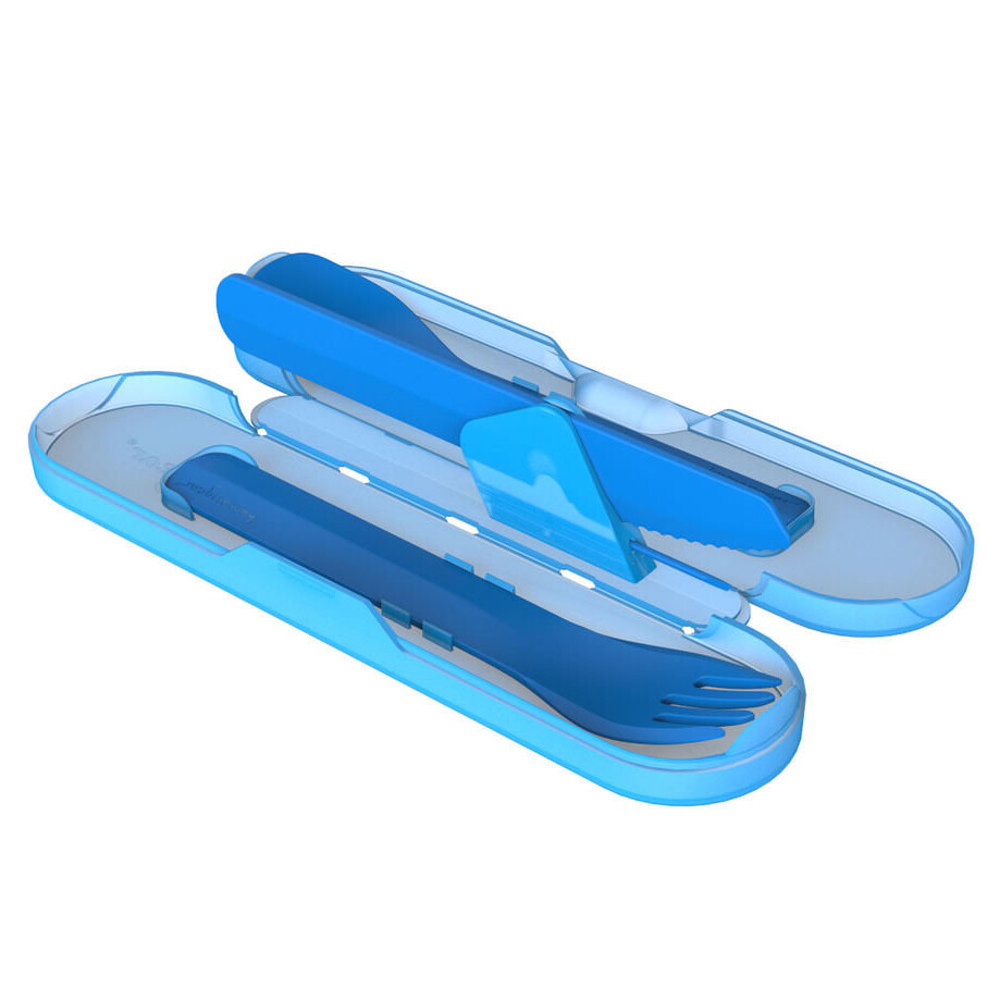 Humangear GoBites Trio Fork, Spoon and Knife Travel Utensils