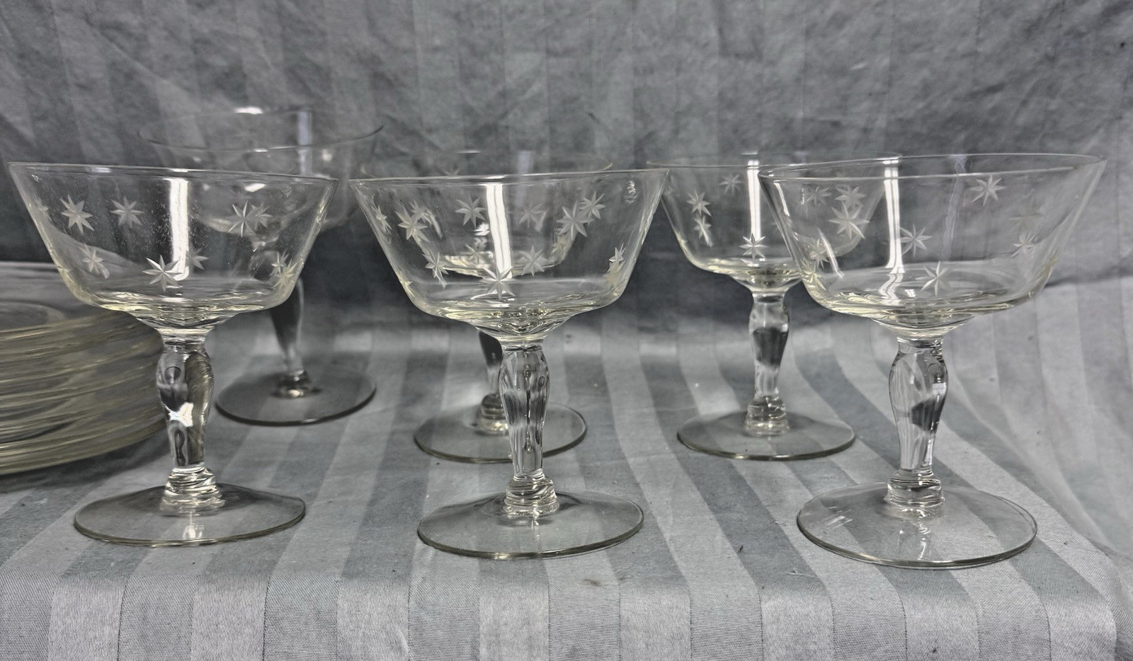 Vintage 1950s MCM Atomic STAR DUST by C G QUARTEX Cocktail Set Pitcher and More