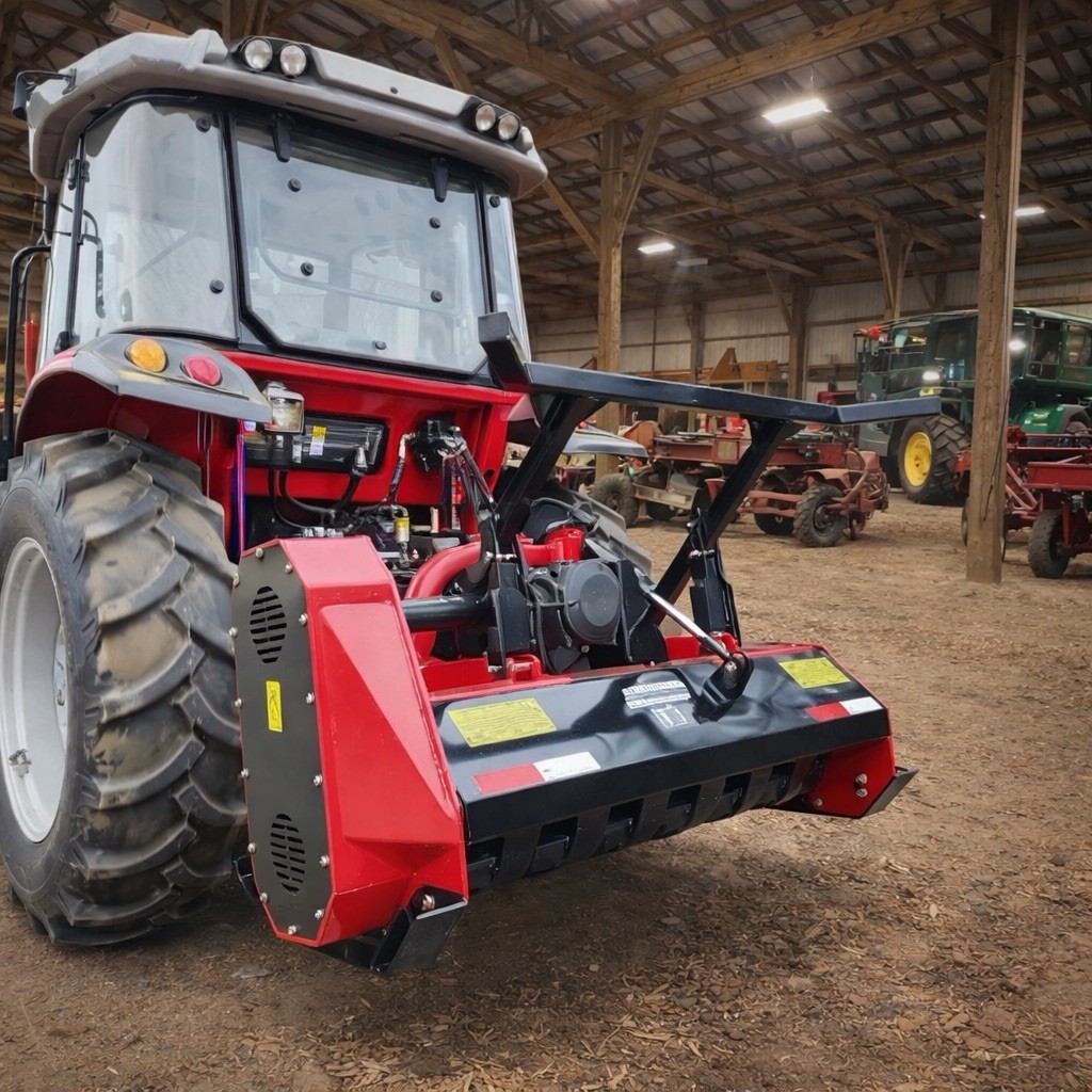 Mulcher Attachment PTO Powered For Tractor- Customizable In Two Different Sizes