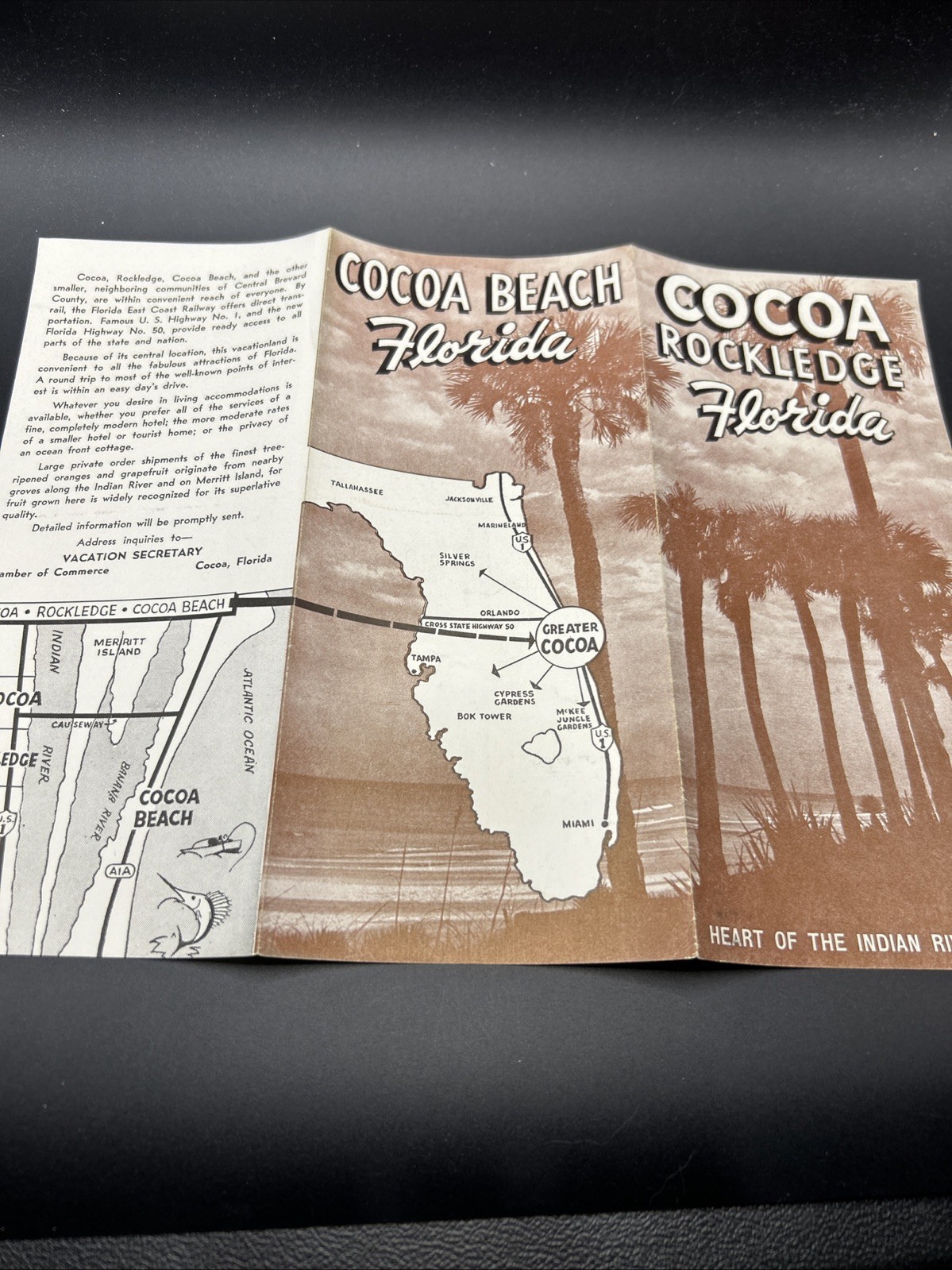 BROCHURE: COCOA, ROCKLEDGE & COCOA BEACH, FLORIDA - LOCAL VACATION ACTIVITIES
