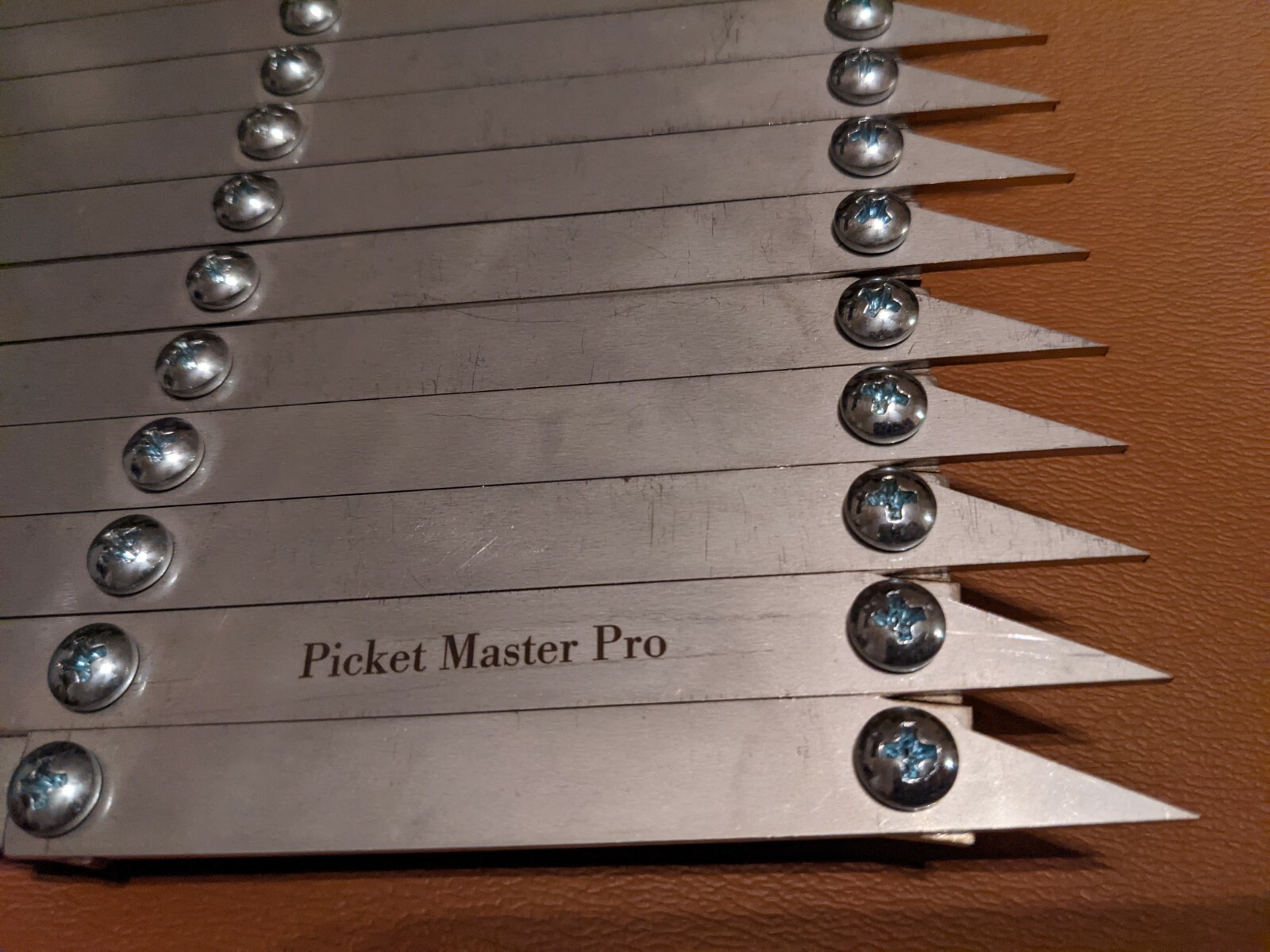 Picket Master Pro 12 point the equal spacing layout tool.