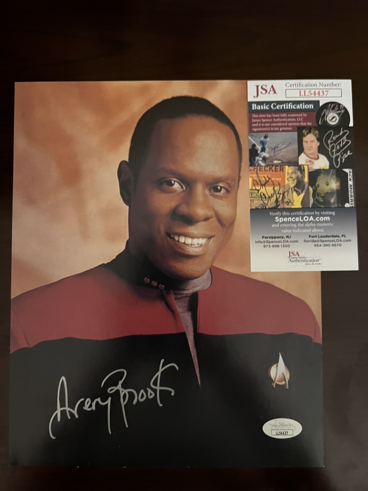 Avery Brooks "Sisko" Hand Signed in Person Autograph Star Trek DS9 RARE JSA COA
