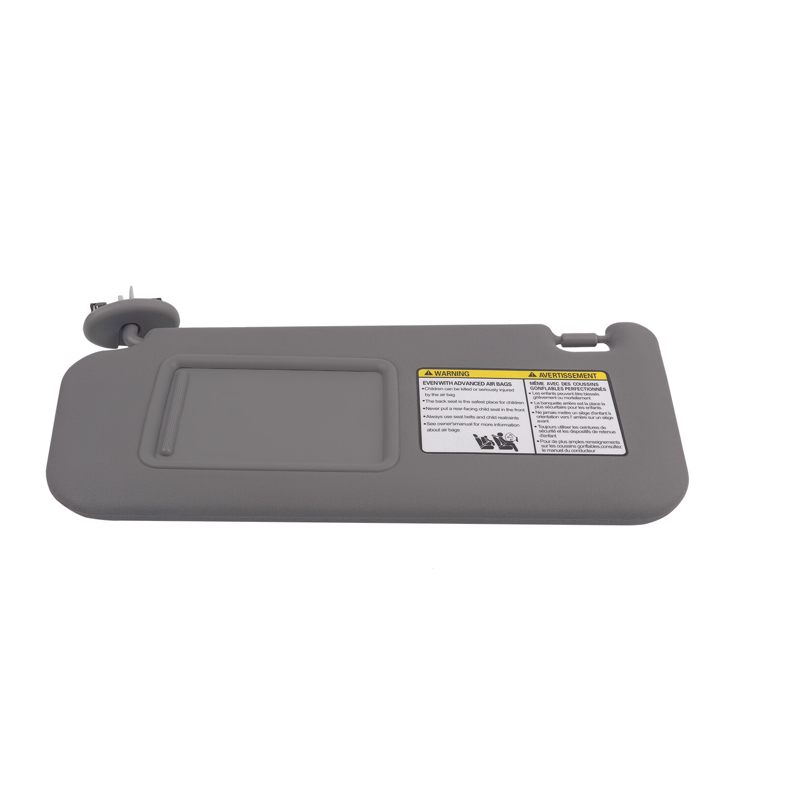 Gray Sun Visor Pair Left & Right Side For Toyota RAV4 2006-2012 74320-42501-B2