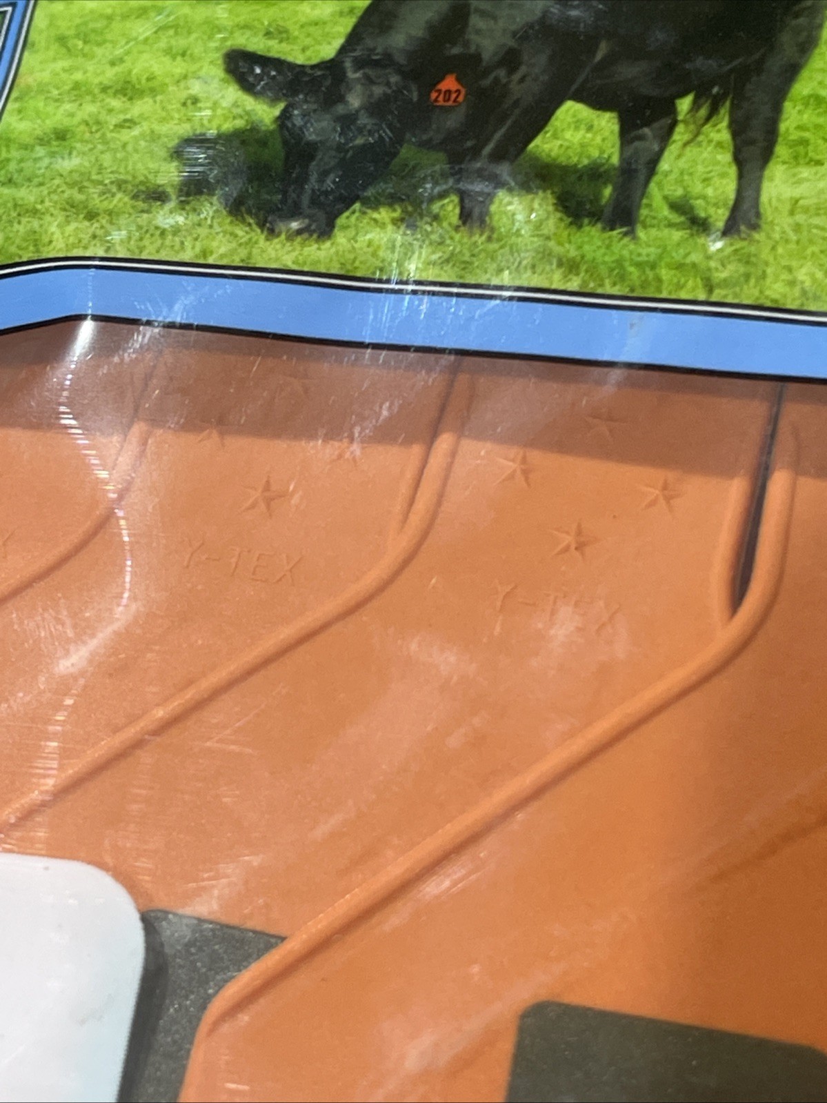 Y-Tex 4 Star Large Cattle Tags 25 Pack, 2 Piece Ear Tag System, Orange, 51-75