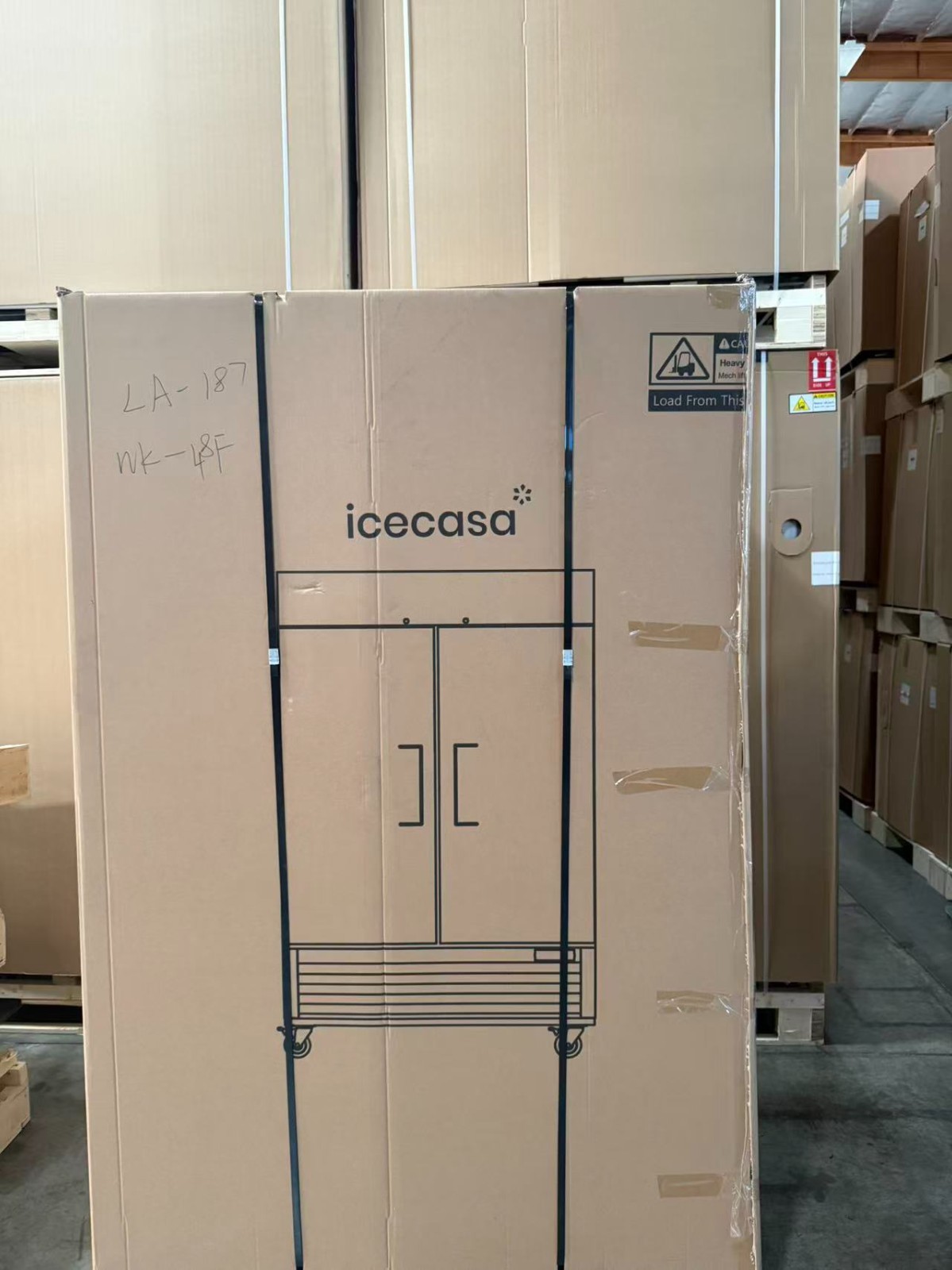 WESTLAKE 48" 2-Door Commercial Reach-In Freezer, 36 Cu.ft – Dents