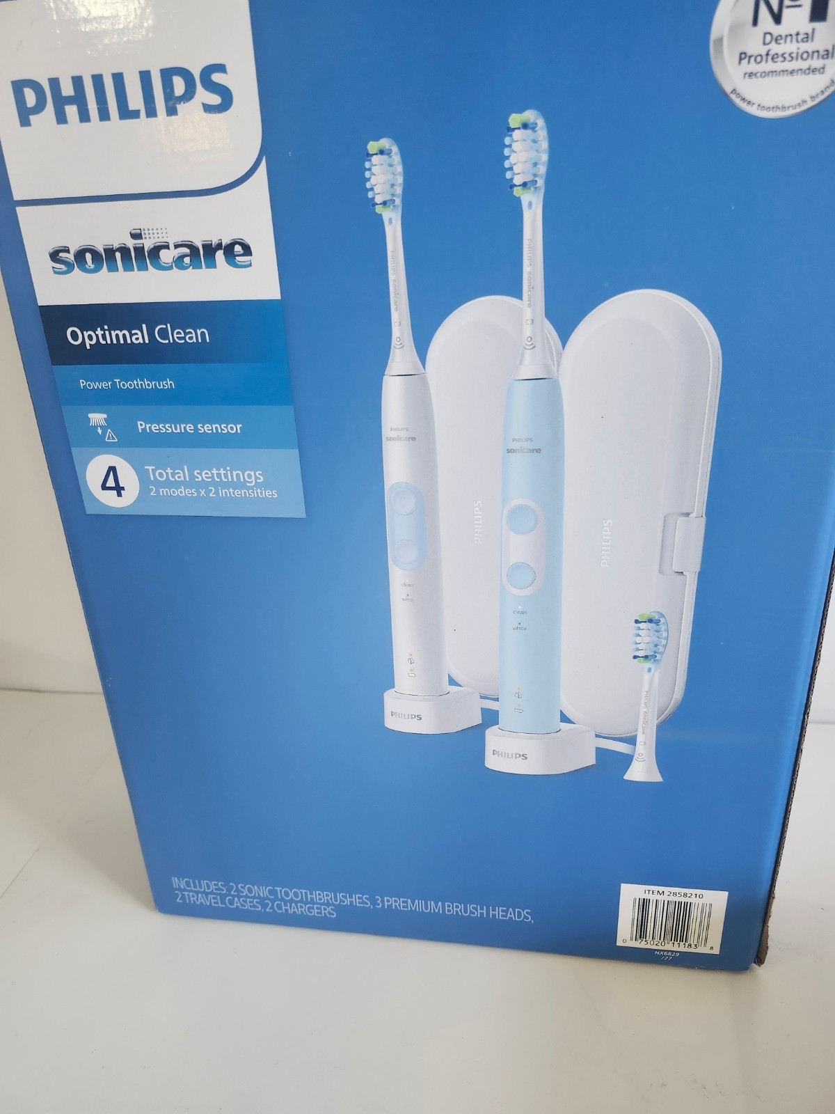 Philips Sonicare Optimal Clean Toothbrush 2 Pack Please Read