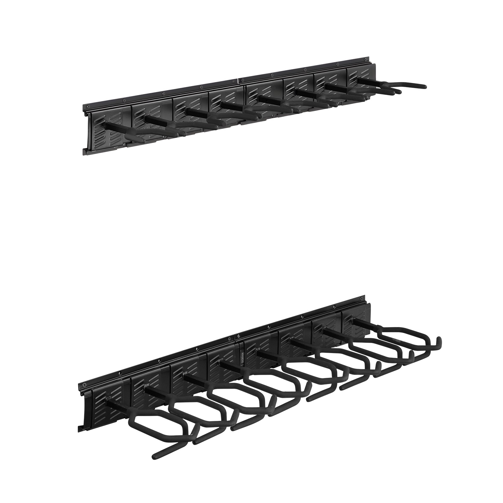 Uimoso Indoor Steel Gun Rack Wall Mount for Rifles and Shotguns, 8 Slots