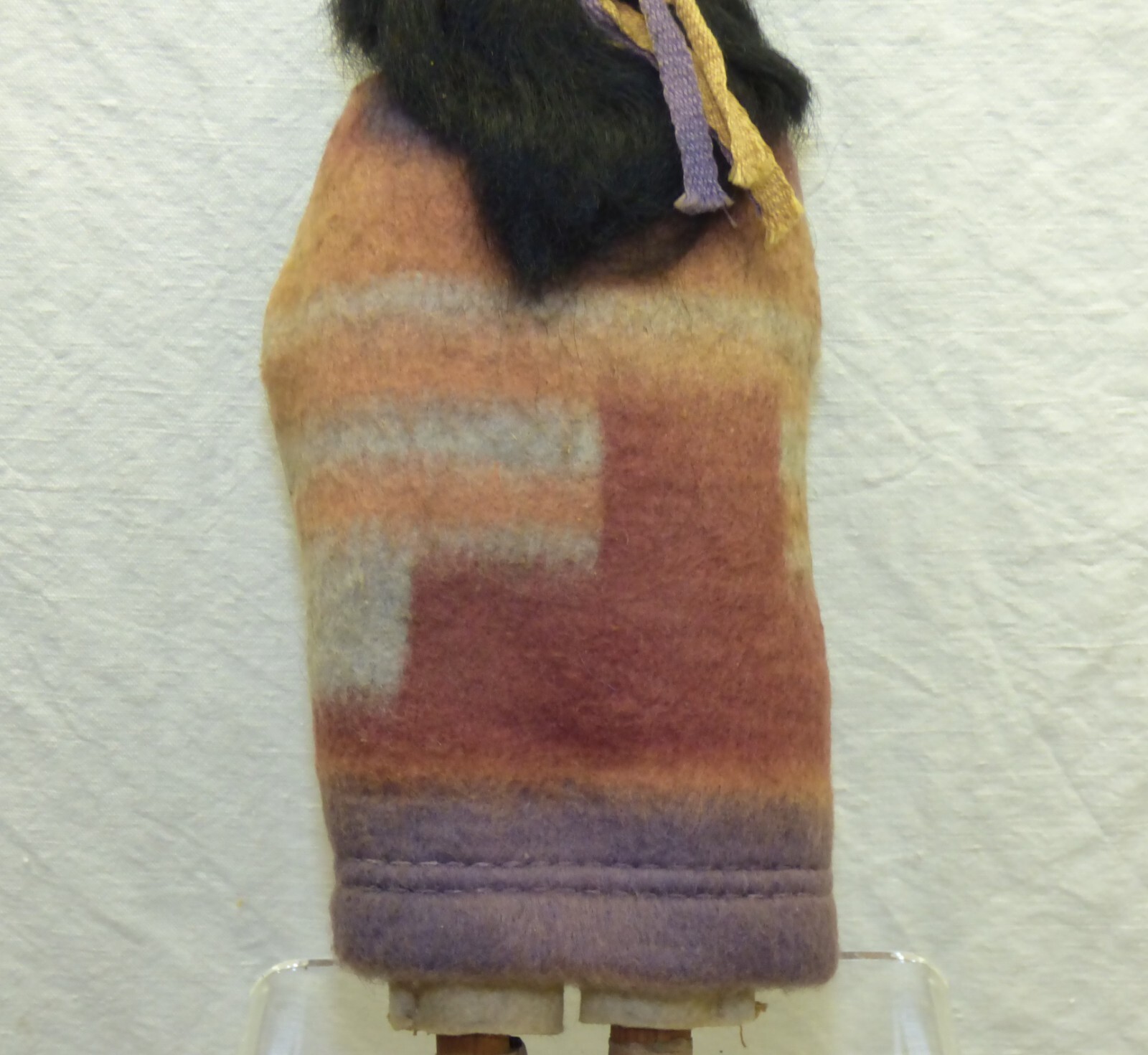 Skookum Dolls 10" Male & 9" Female w/ Taped Feet Side Glancing Eyes Vintage Pair