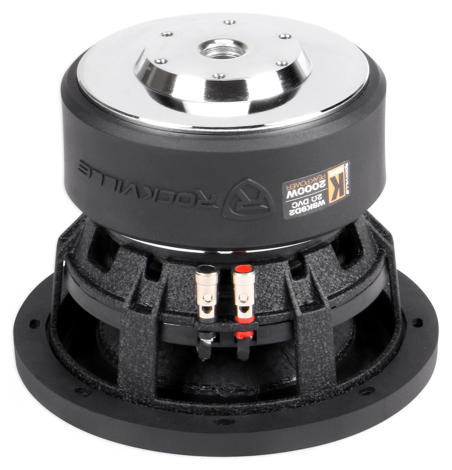 Rockville W8K9D2 8" Inch 2000w Car Audio Subwoofer Dual 2-Ohm Sub CEA Compliant