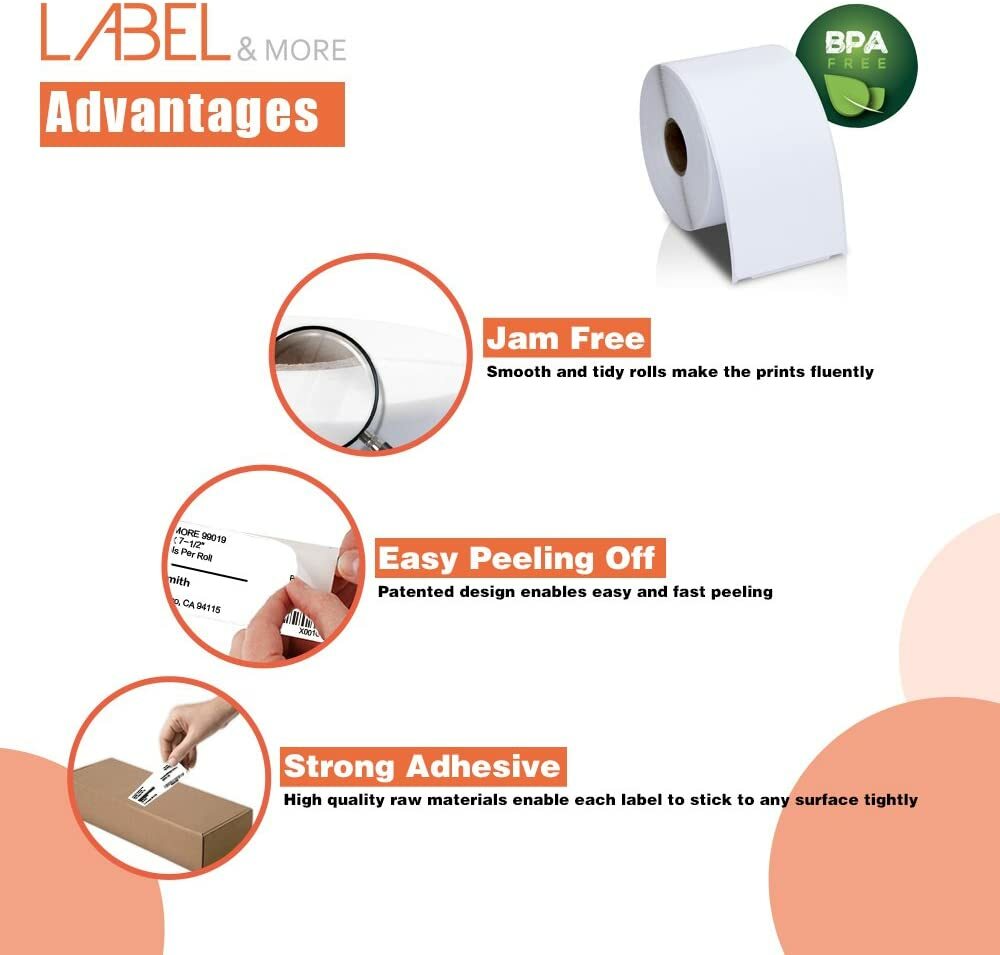 For DYMO99019 1-Part Internet Postage 150 Labels 400 450 Twin Turbo Duo 4XL EL40