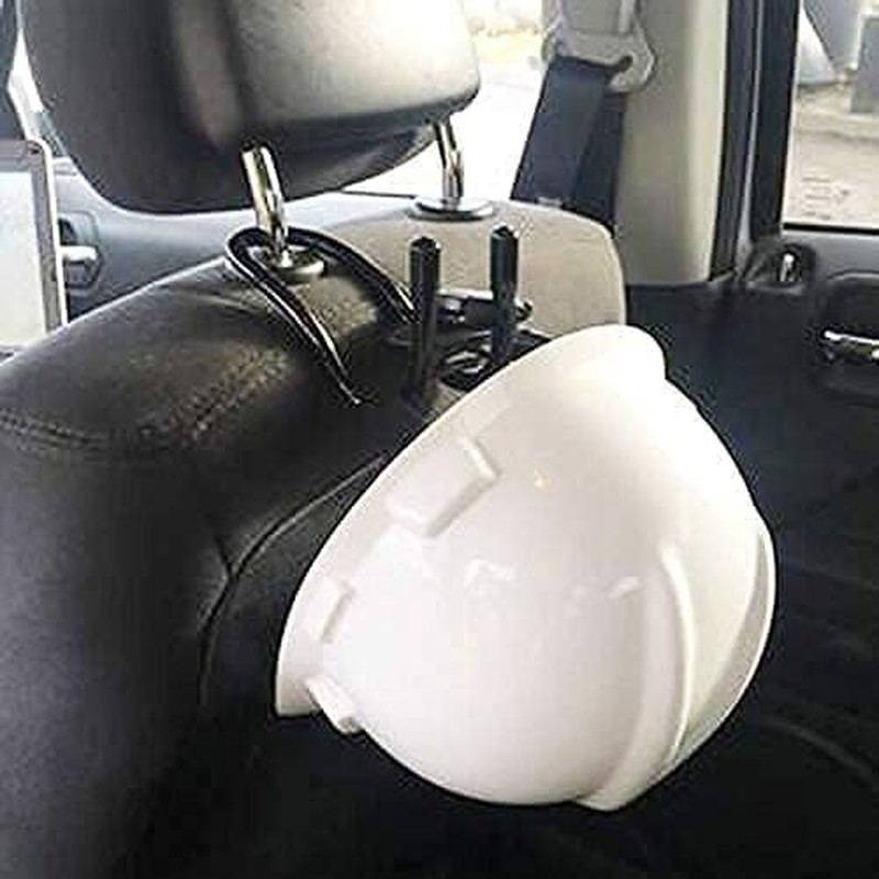 2 Pack Flexible Over The Seat Hard Hat Rack Holder for Vehicle Truck Car
