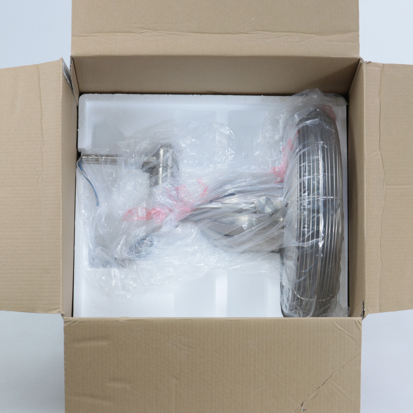 Craftmade Lighting BW414BNK3 Bellows IV - 14 Inch Cage Wall Fan in Nickel