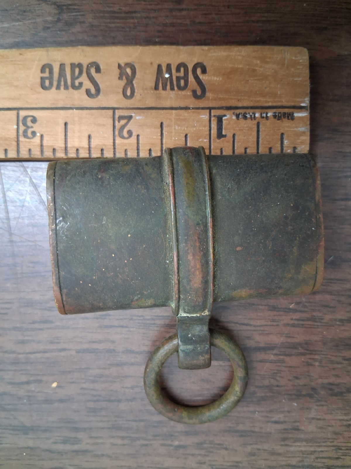 CIVIL WAR ERA OFFICER'S SWORD FITTING WITH HANGING RING