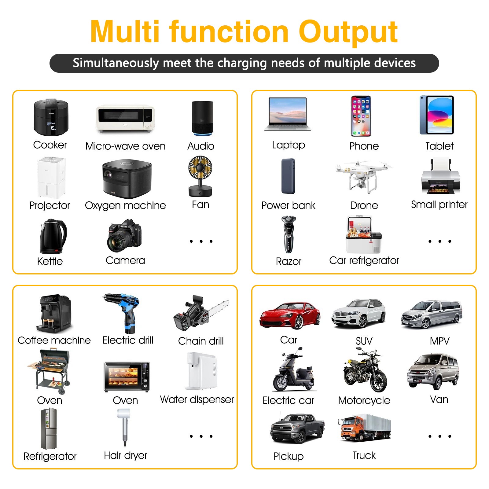 16000W Car Power Inverter 12V DC to 110V AC Pure Sine Wave Converter Transformer