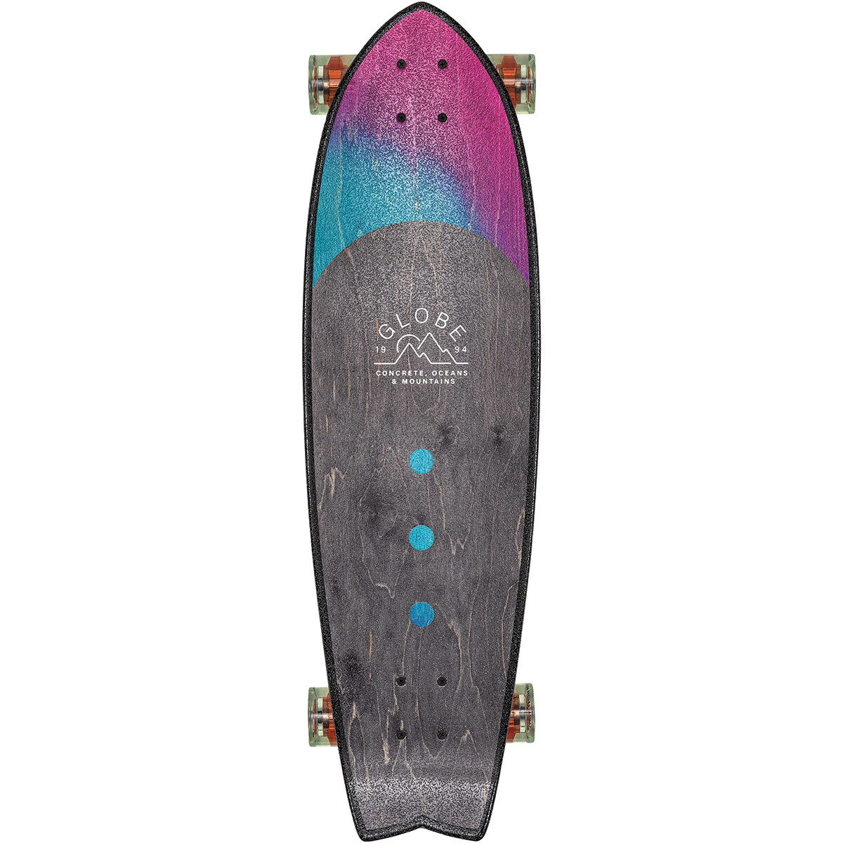Globe Cruiser Skateboard Chromantic Washed Aqua 9.5" x 33"