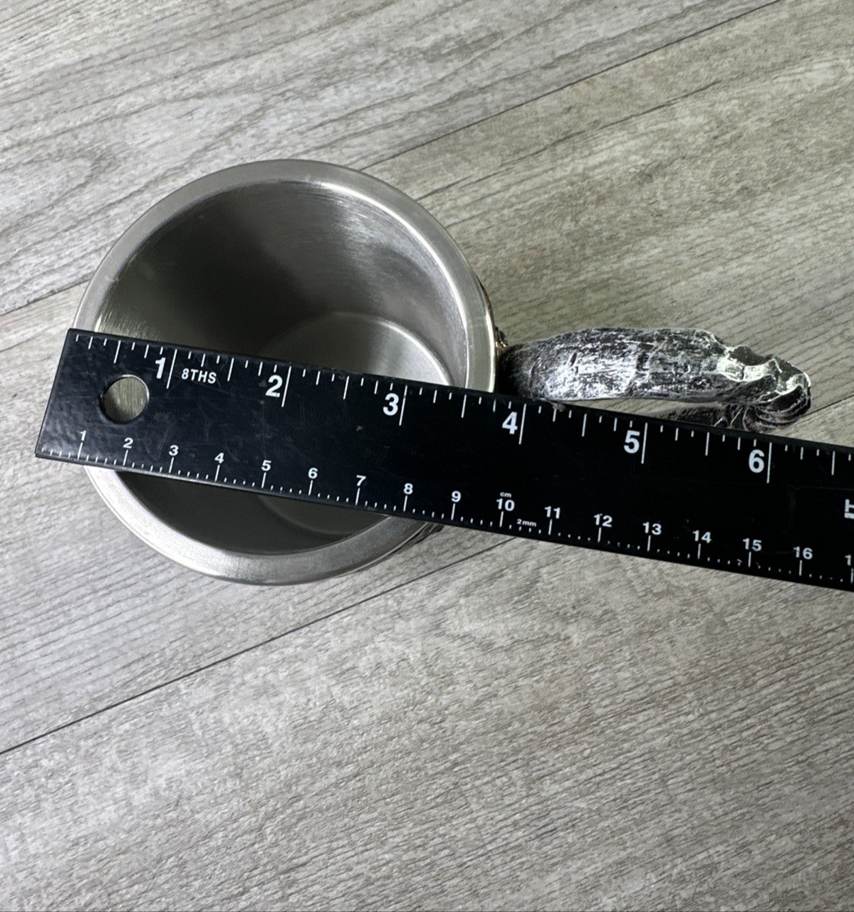 Vintage Beer Mug 20oz Stainless Steel Inside Unbranded