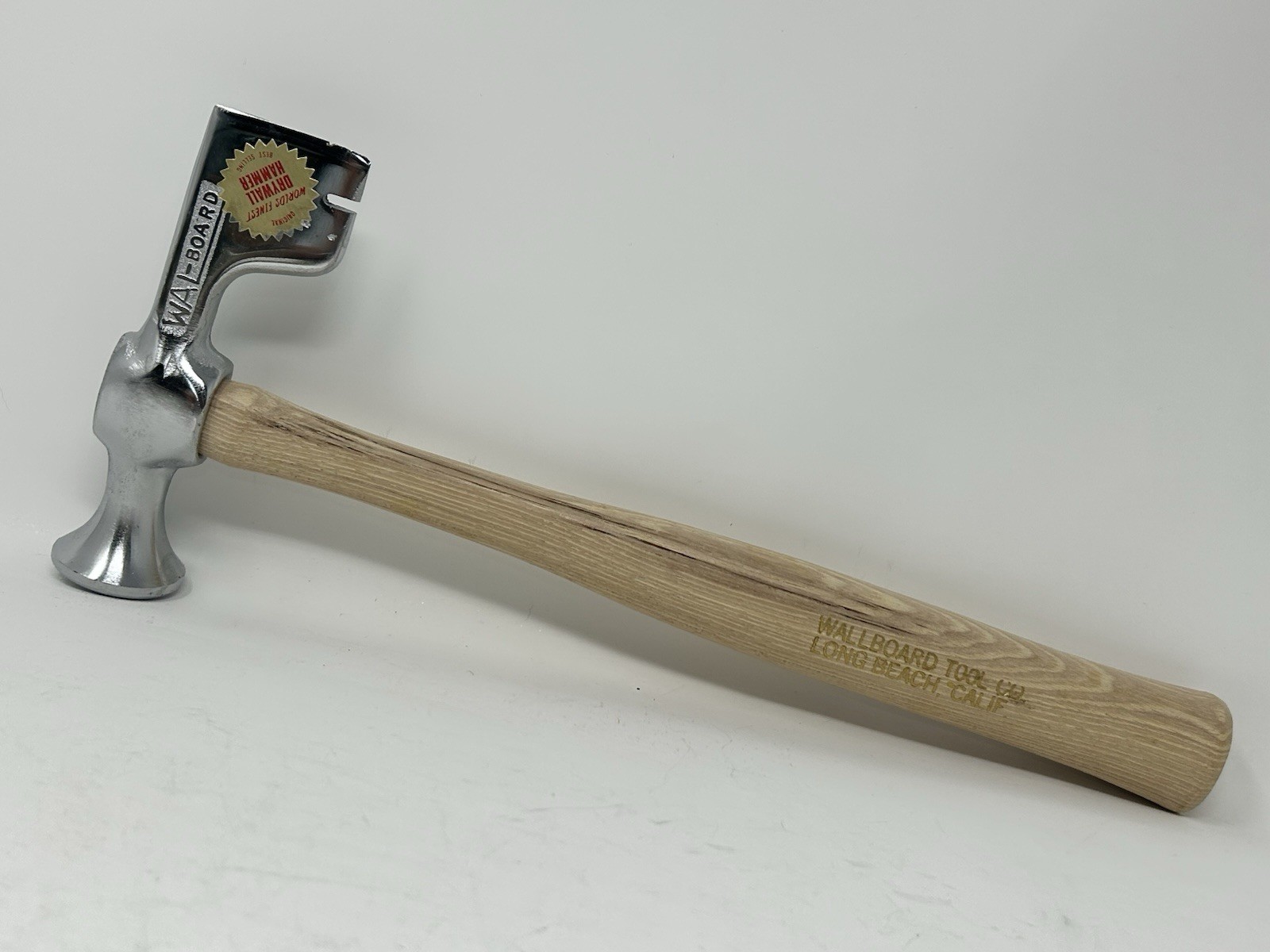 Vintage - NOS Wal-Board Drywall Sheetrock Hammer Hatchet Tool Wood Handle 🇺🇸