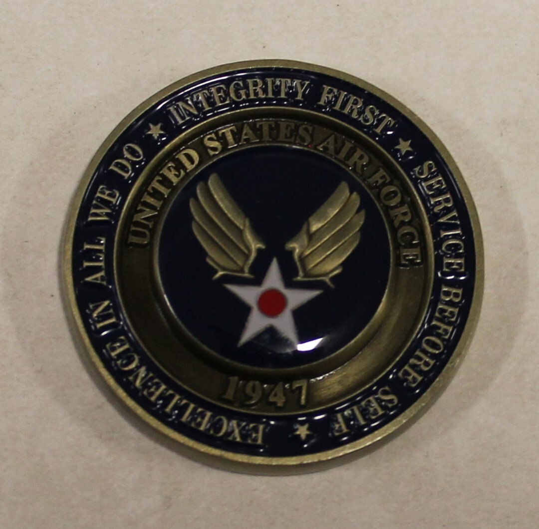 USAF Air Force Original 1999-2008 Airman's Challenge Coin Version 1