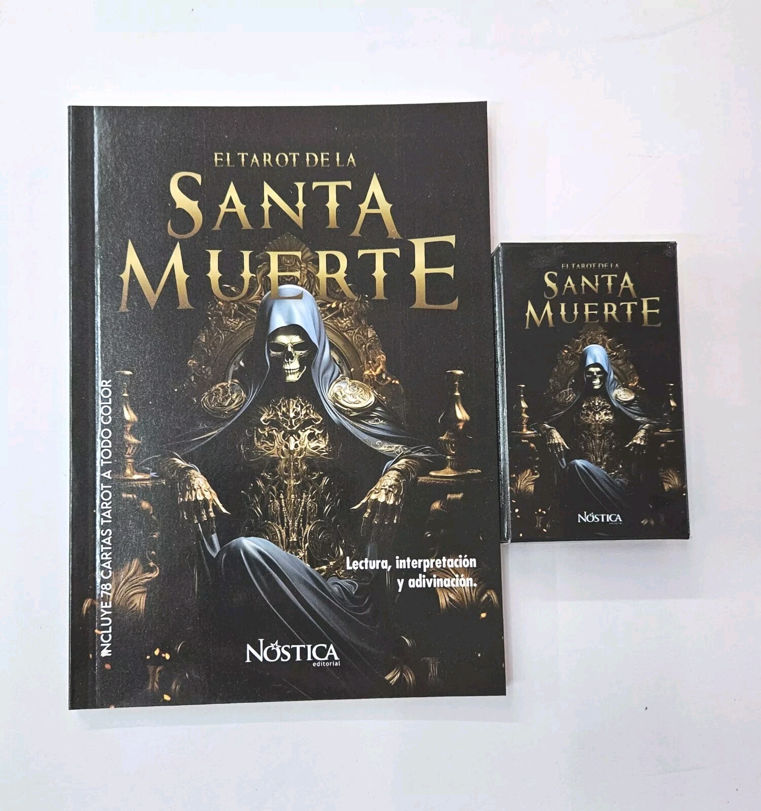 TAROT SANTA MUERTE ORIGINAL 78 CARTAS Y LIBRO INCLUIDO ON SALE NEW SPANISH