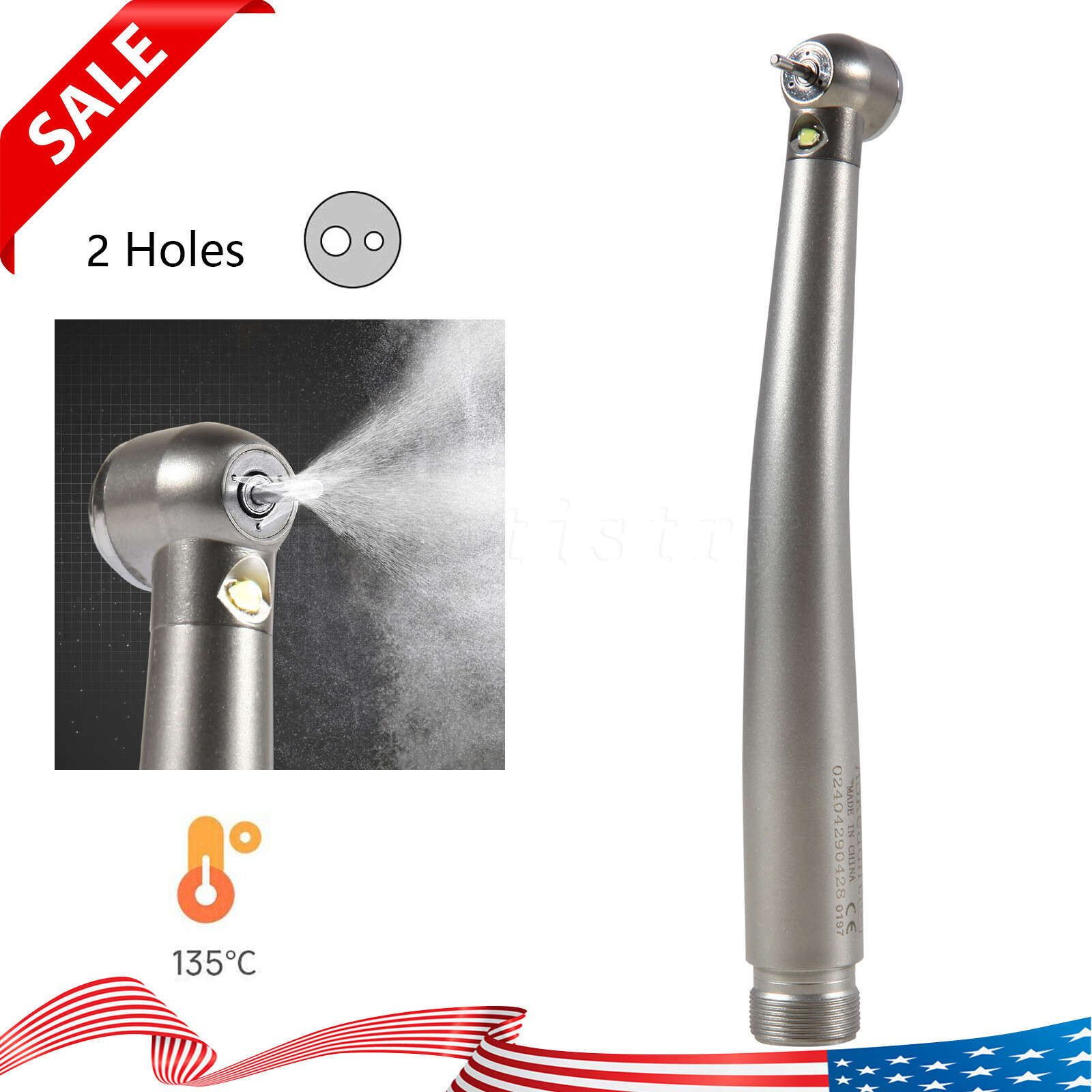 Turbina LED 2/4 orificios con pieza mano de alta velocidad dental NSK Style