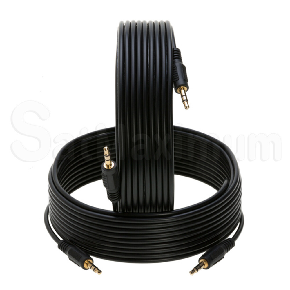 3.5mm Audio Stereo Male to Male Cable Aux Headphone Jack 3F-100FT Multi-Pack LOT