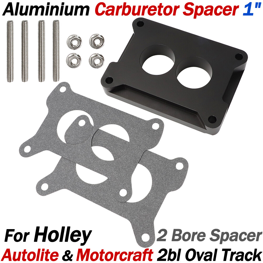 Carburetor Spacer 1" For 2 barrel Holley Motorcraft Autolite 4412 2150 2300 Carb