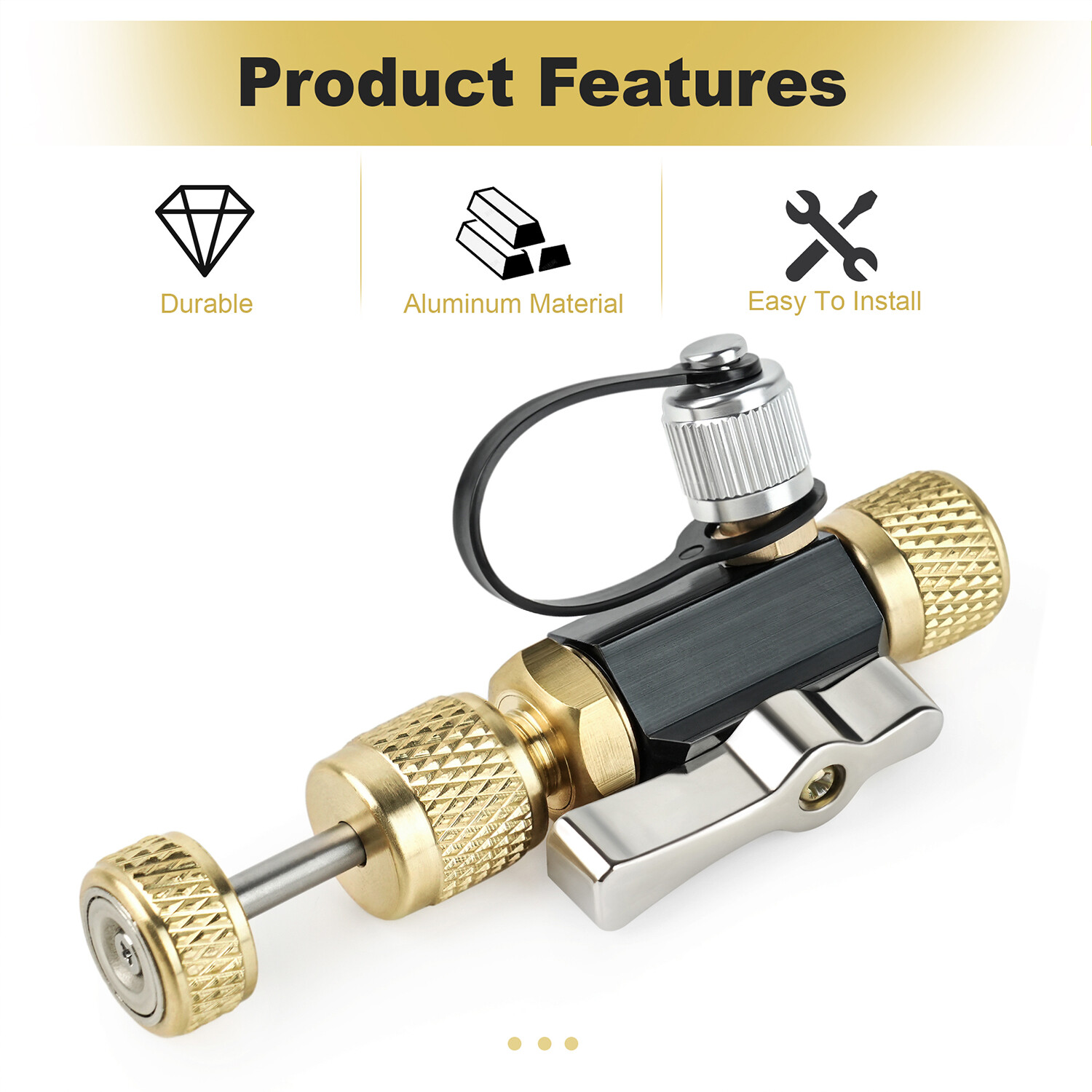Mega Flow Vacuum Rated Valve Core Removal Tool – 1/4" System Connection