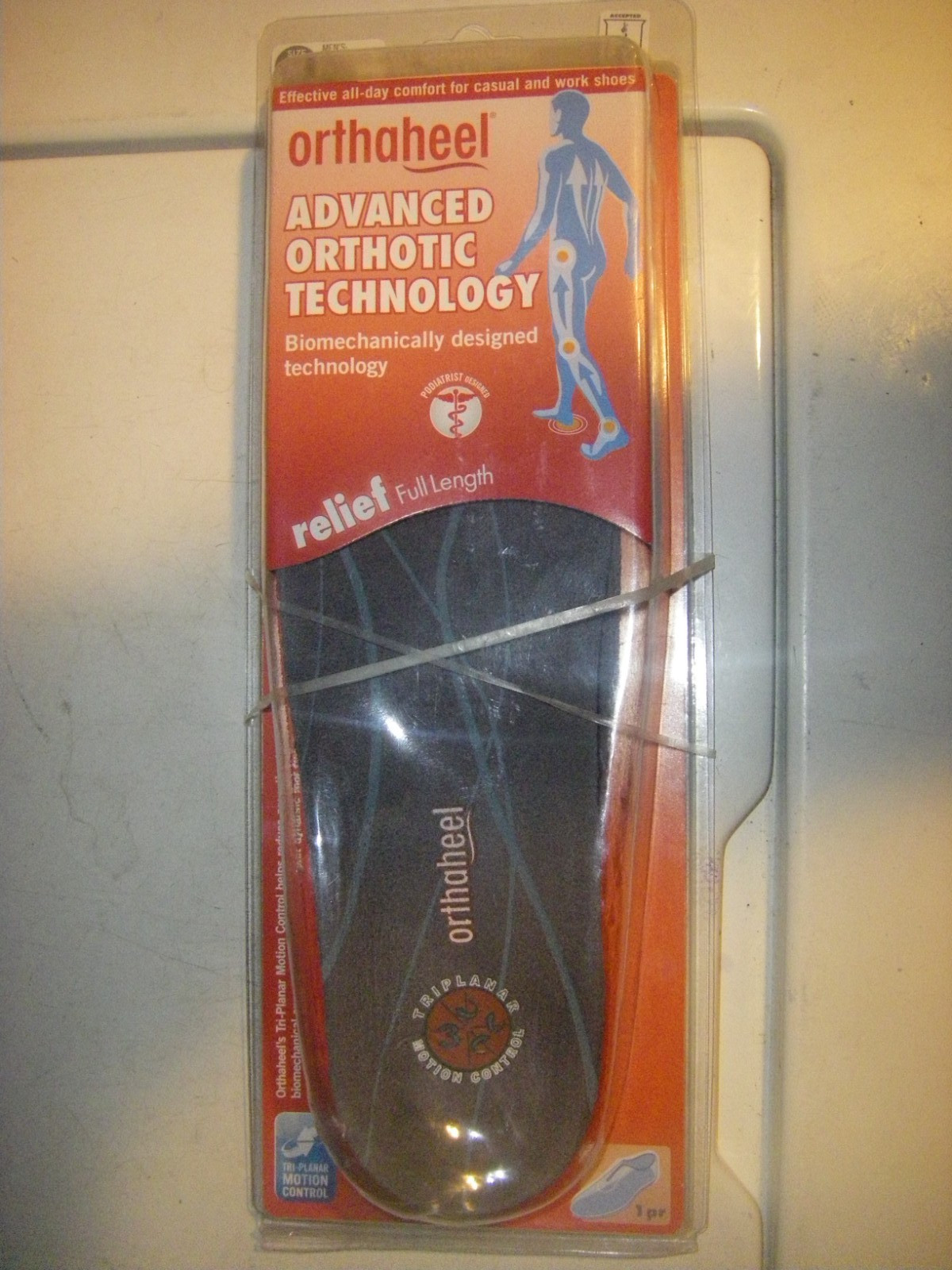 Orthaheel Relief Full Length Insole Advanced Orthotic Technology M