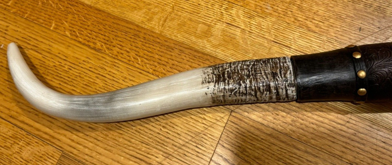 41" STEER BULL HORNS WESTERN LONGHORN WALL HANGING COW 3 1/2 Foot FAUX longhorns