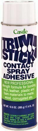 Trim Stick Contact Spray Adhesive - 17.4 oz Aerosol Can (12 Pack)
