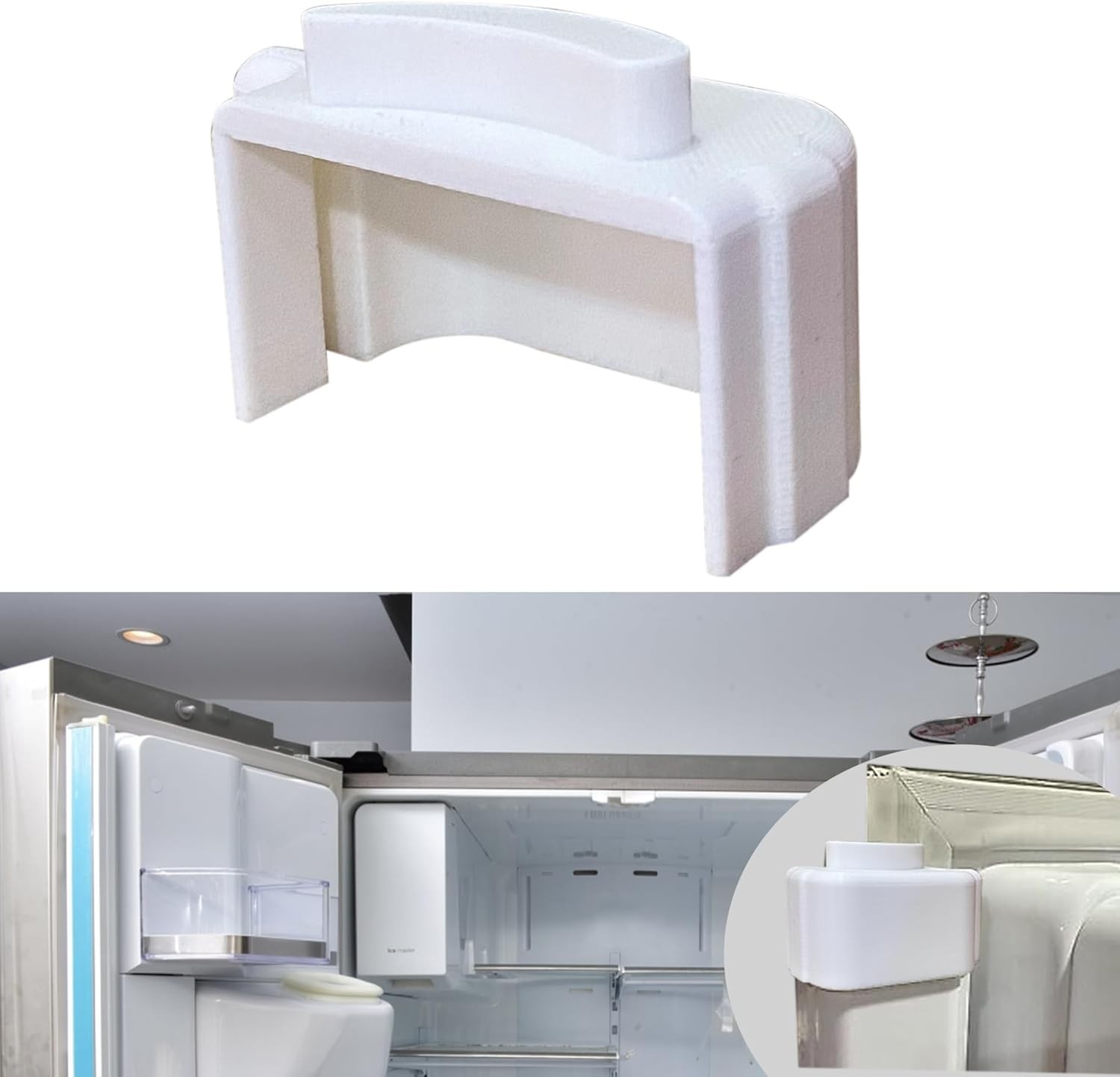 CCLINK Refrigerator Door Repair Parts Compatible With Samsung white