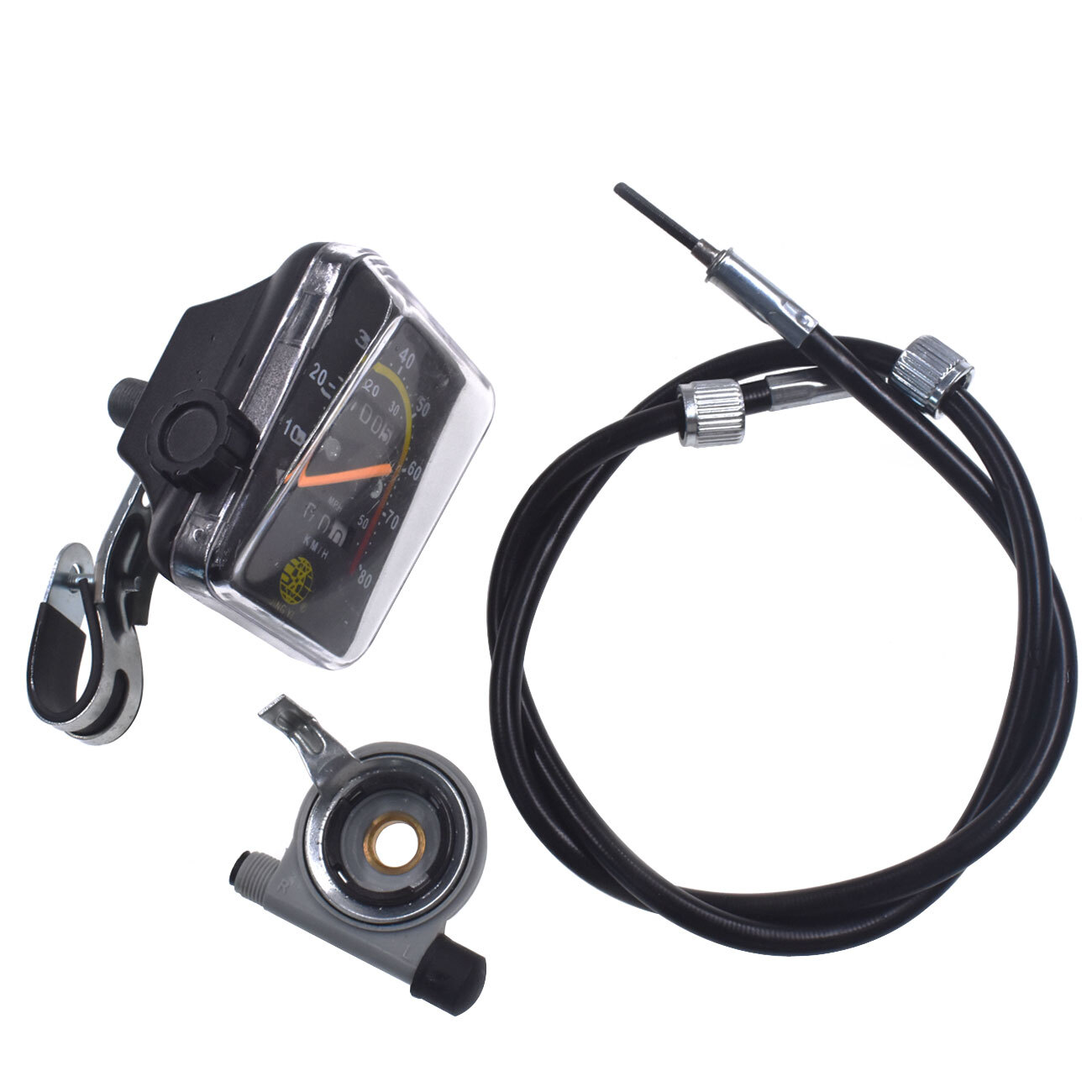 26" Wheel Vintage Universal Bicycle Bike Speedometer Motorized Mechanical