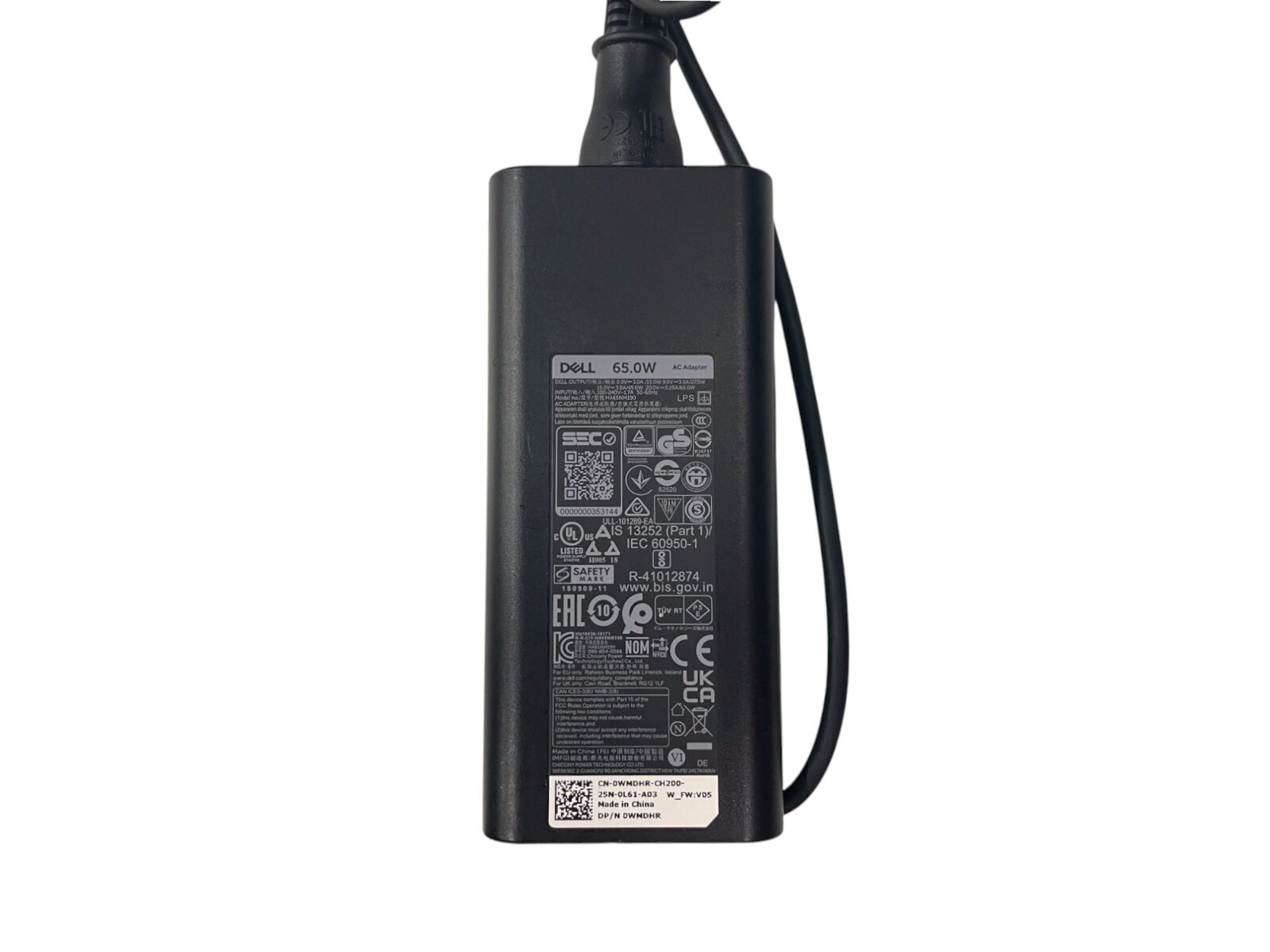 LOT x10 Dell 65W USB-C Power Adapter Chargers for Chromebook/Laptop etc TESTED