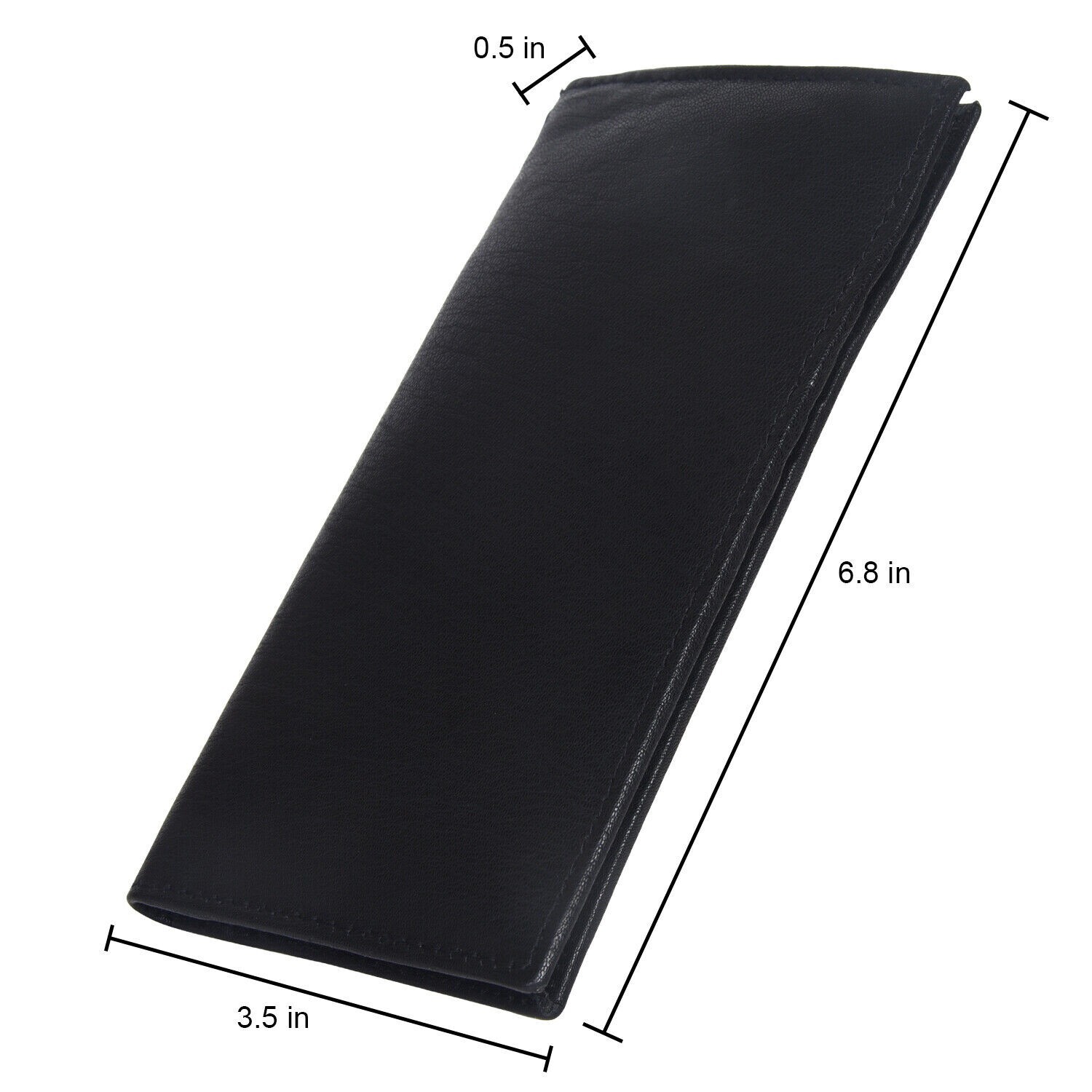 MARSHAL Genuine Leather Men Long Wallet Pockets ID Card Clutch Bifold Purse