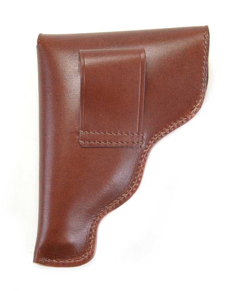 Premium Drum Dyed Leather Makarov Holster with Magazine Pouch Factory Second