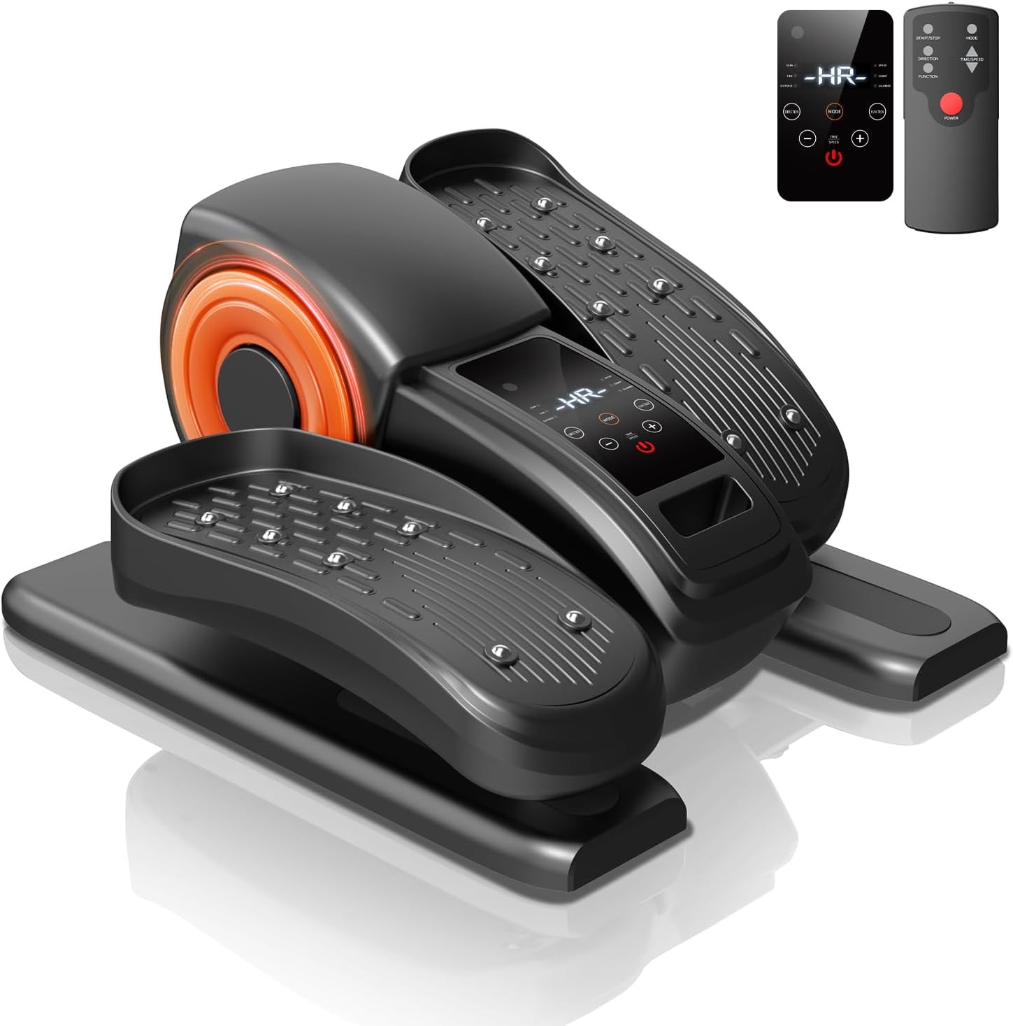 Under Desk Elliptical Machine, Electric Elliptical Leg Exerciser for Seniors