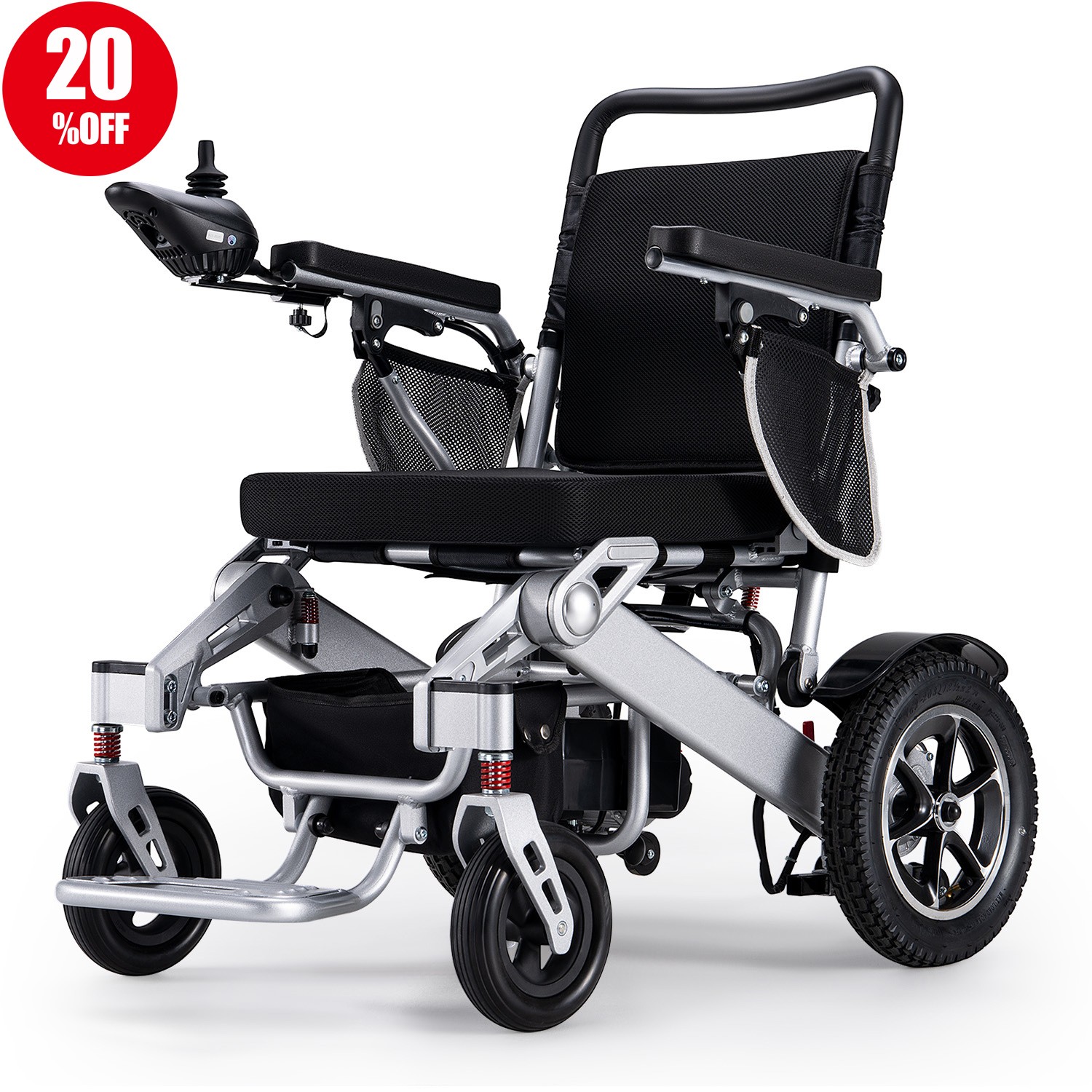 Intelligent Foldable Electric Wheelchair All Terrain 4 Wheels Mobility Scooter