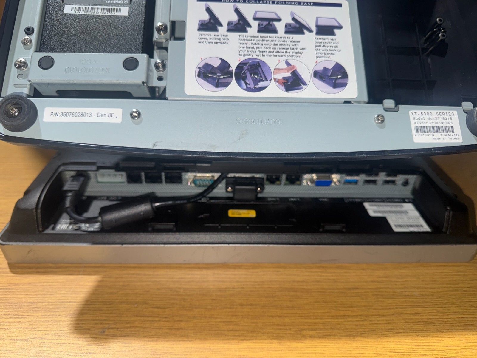 PosiFlex XT-5315 POS WITH STAND i3-4330T4Gb 120 GB SSD Win 10 pro