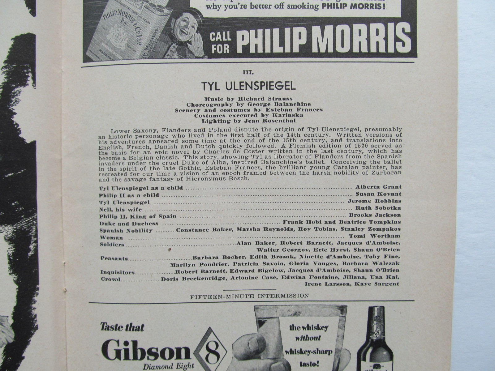 New York City Ballet Program - 1951 - Tallchief, Le Clercq, Balanchine, Robbins