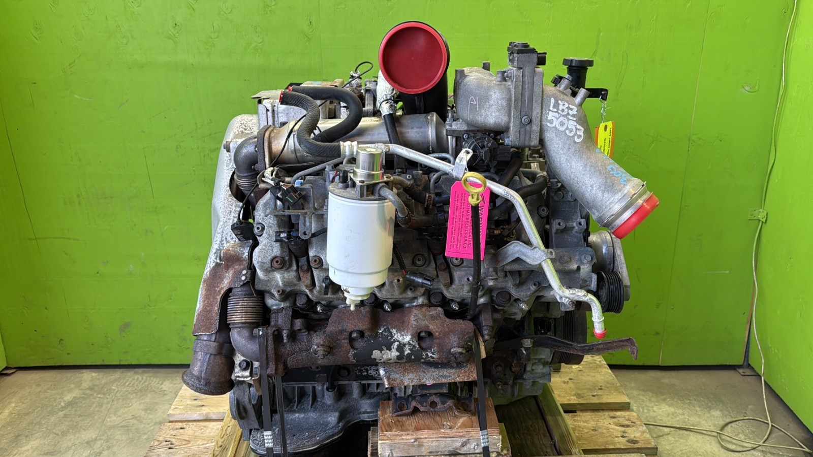 06 07 CHEVROLET GMC 2500 3500 6.6 LBZ DURAMAX DIESEL ENGINE MOTOR NO CORE!! 169K