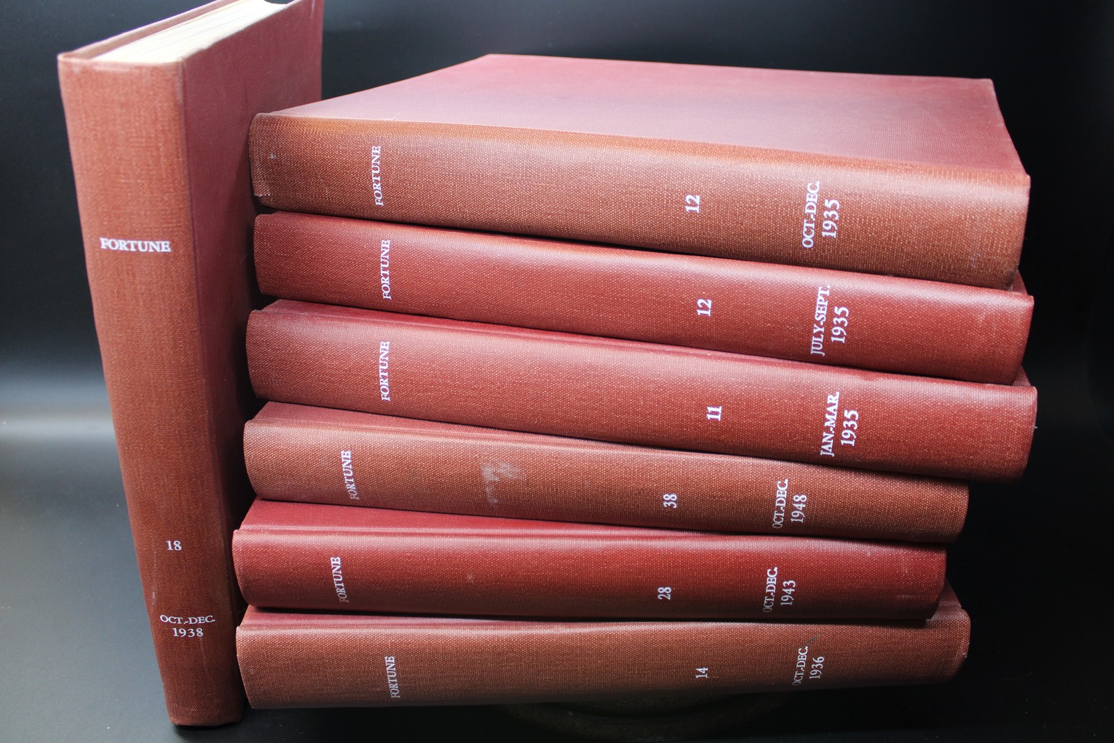 FORTUNE Magazine Hardcover Bound Magazine Volumes – 1934-1985 Library Volumes