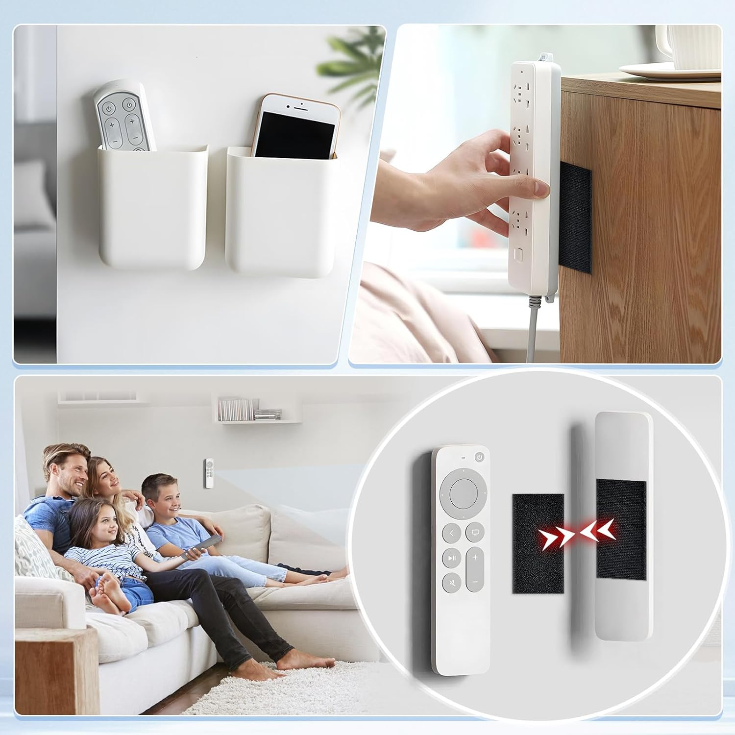 2 Inch X 15Ft Hook and Loop Strips with Adhesive, Double Sided Self Adhesive, Ny