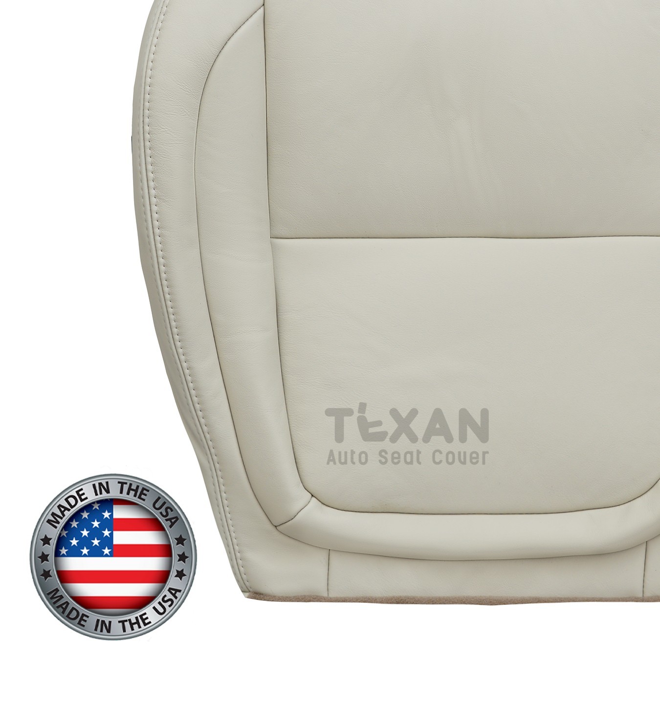 Driver Bottom Replacement Seat Cover Leather Light Tan For 2002-2010 Lexus SC430