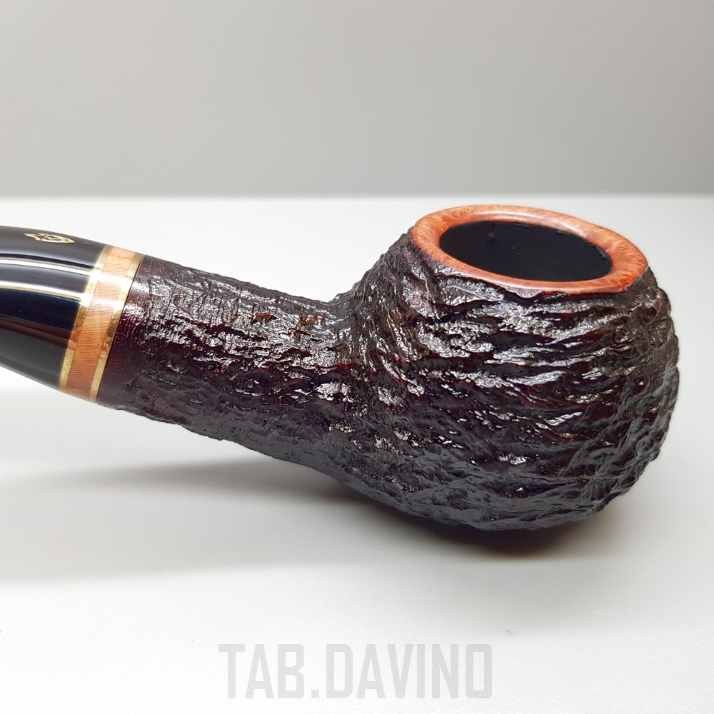 Savinelli Porto Cervo Zigrinata 320 9Mm Made In Italy