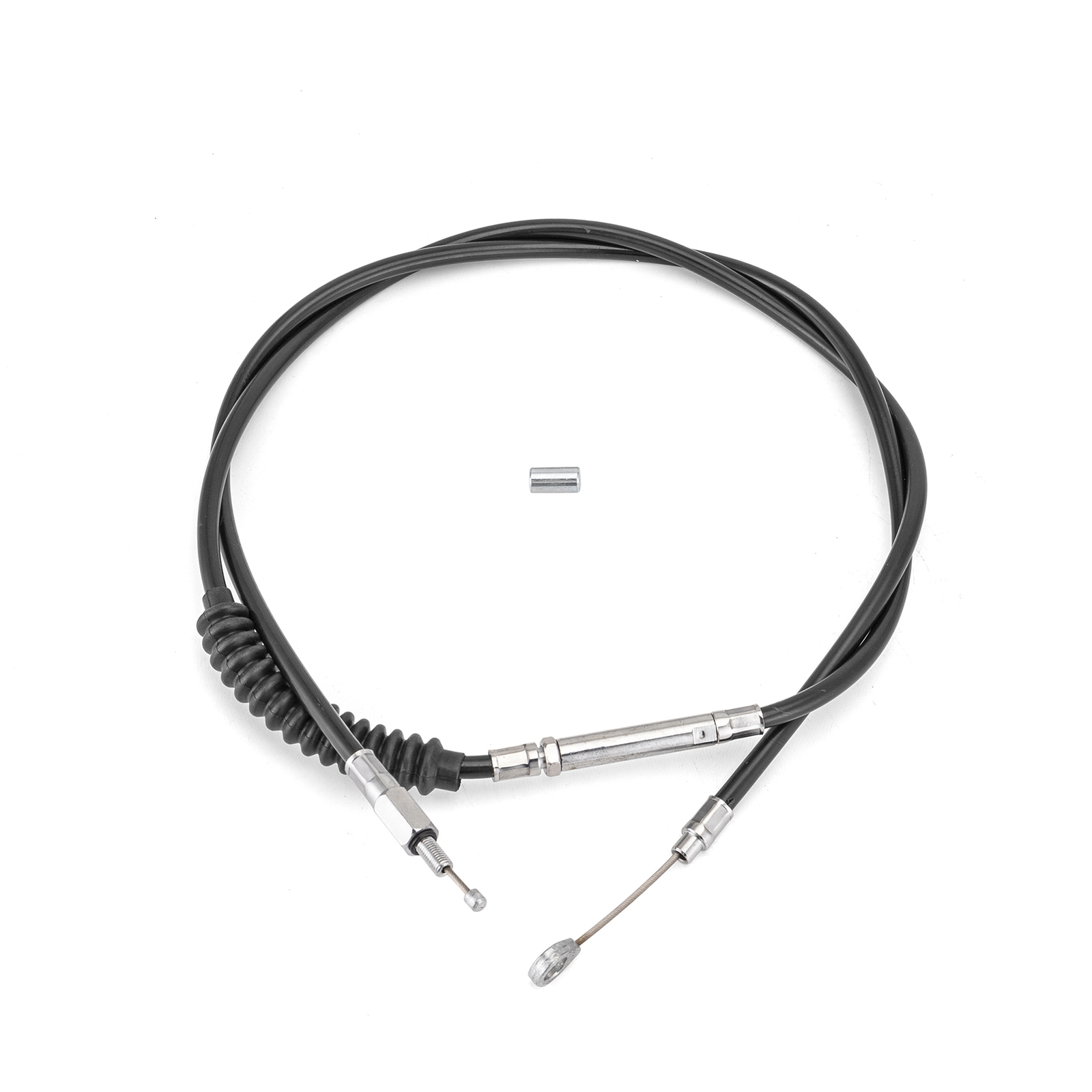 68 11/16" Extended Stainless Steel Clutch Cable For Harley Touring Dyna Softail