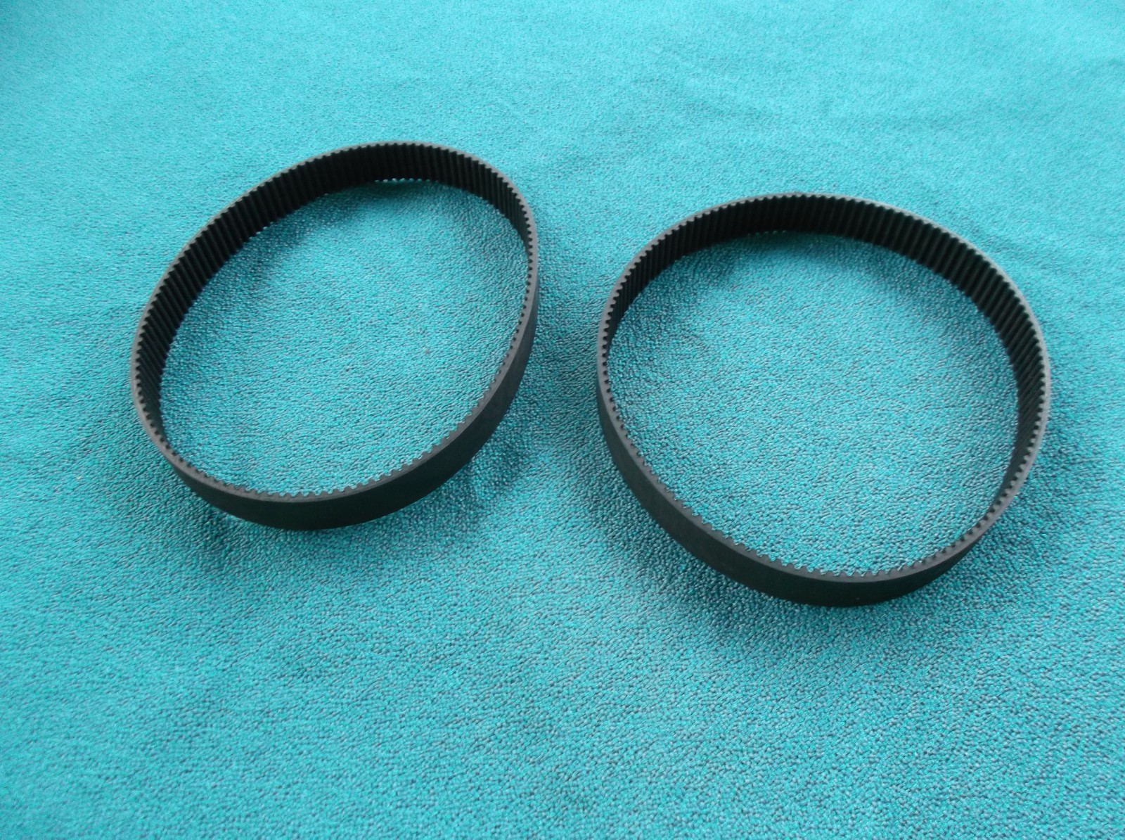 2 NEW DRIVE BELTS RIDGID OF60150HB 6 GALLON PANCAKE COMPRESSOR