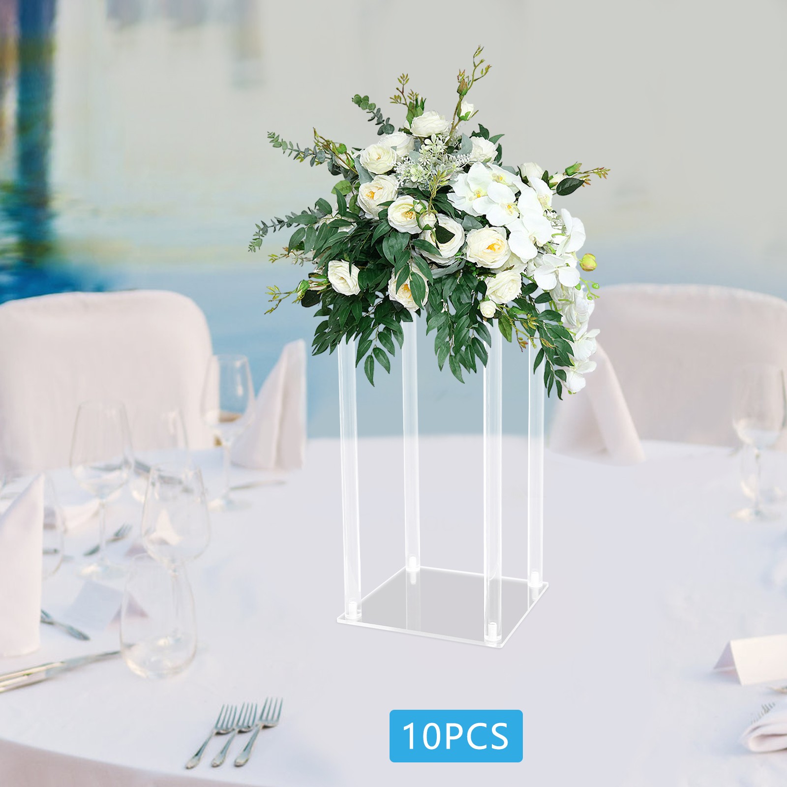 10* Acrylic Flower Rack For Wedding Bridal Party Decoration Prom Flower Stand