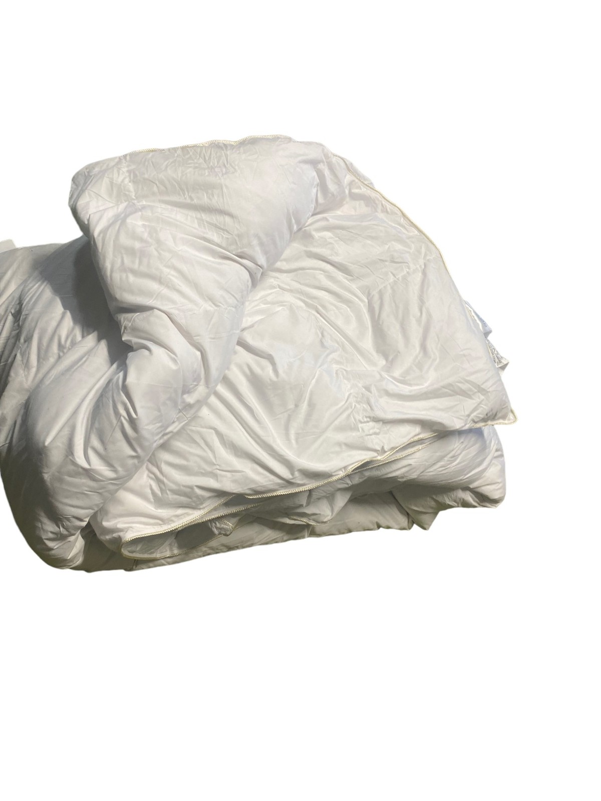Siberian Goose Down Comforter, 100% Egyptian Cotton White (Size: Queen-90x90)